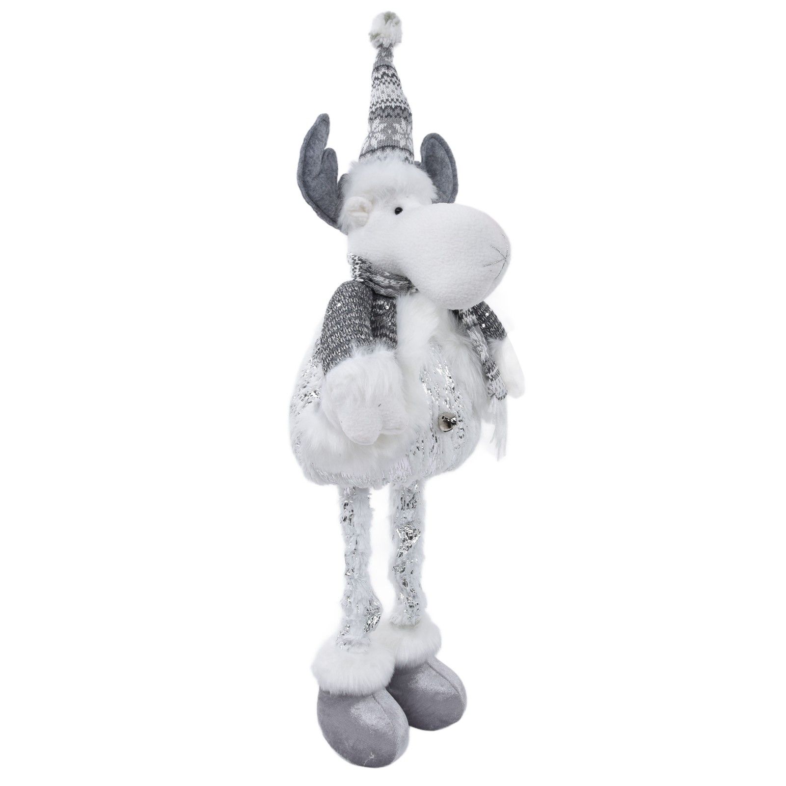 Retractable Christmas Elk Doll Polyester Christmas Ornament Gift Festival view 7