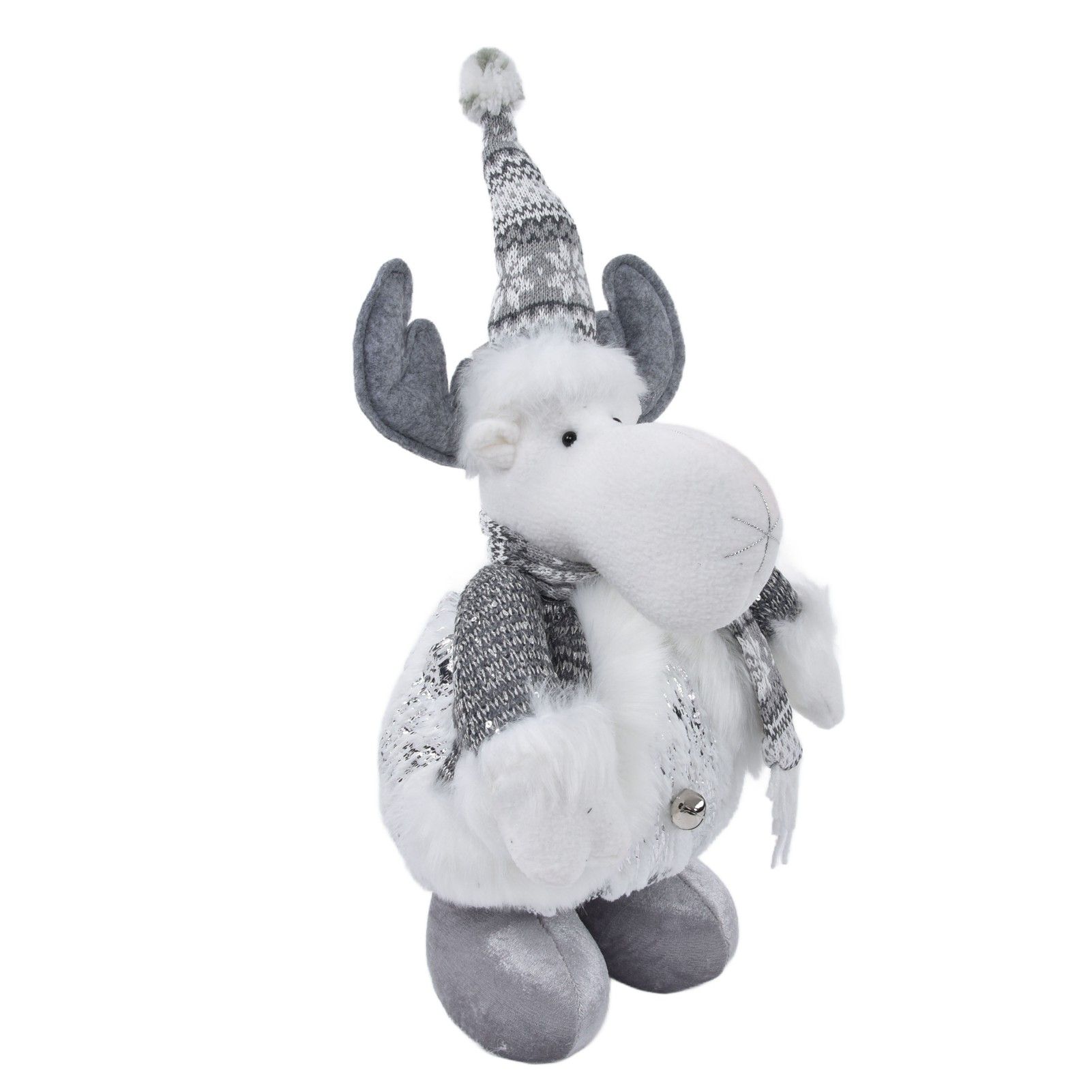 Retractable Christmas Elk Doll Polyester Christmas Ornament Gift Festival view 8