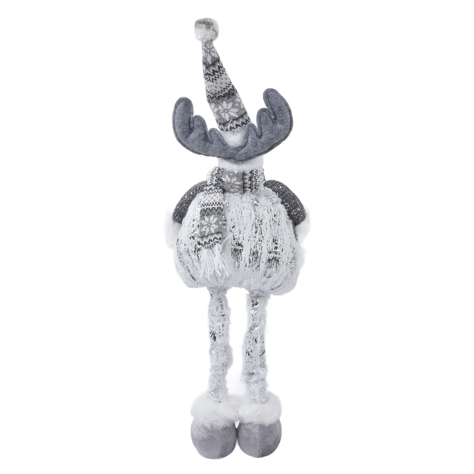 Retractable Christmas Elk Doll Polyester Christmas Ornament Gift Festival view 9