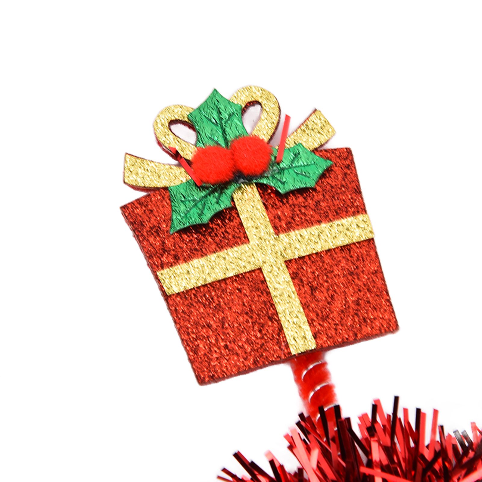 6Pcs Christmas Headband Christmas Tree Reindeer Snowflake Santa Hat Holiday view 13
