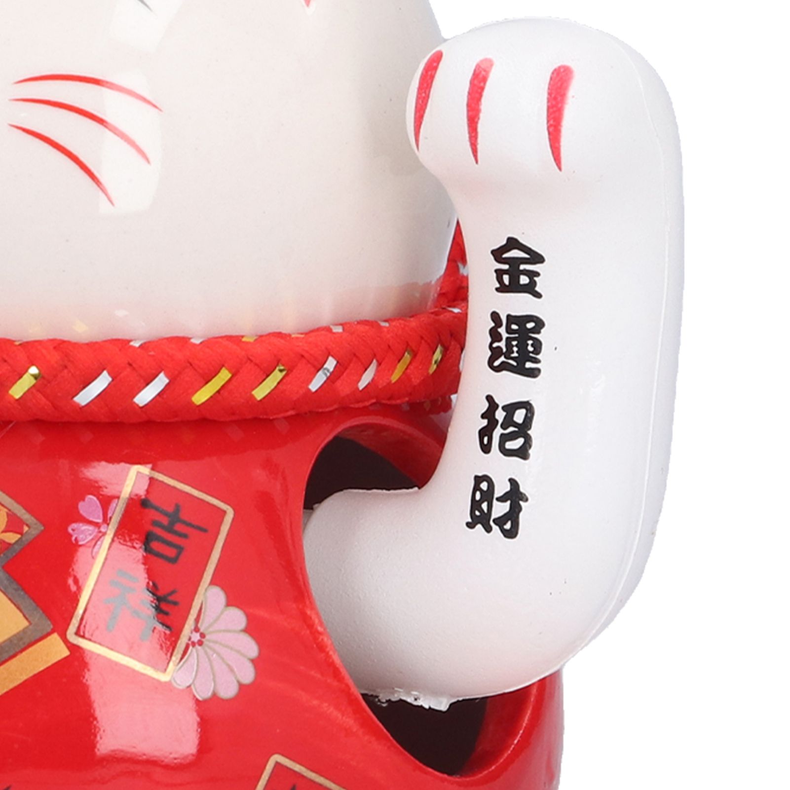 6in Fortune Cat Ceramic Waving Lucky Cat Ornament Home Decoration for Bedroom view 15