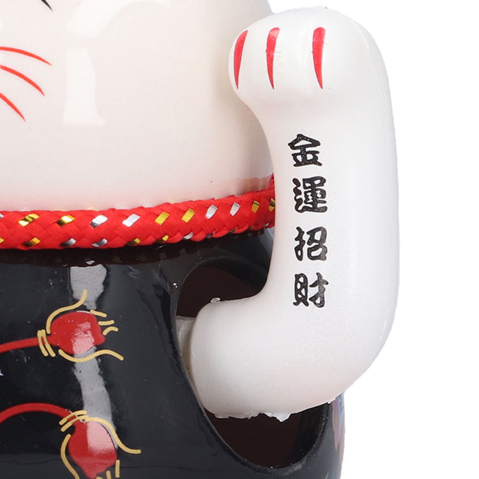 6in Fortune Cat Ceramic Waving Lucky Cat Ornament Home Decoration for Bedroom view 15