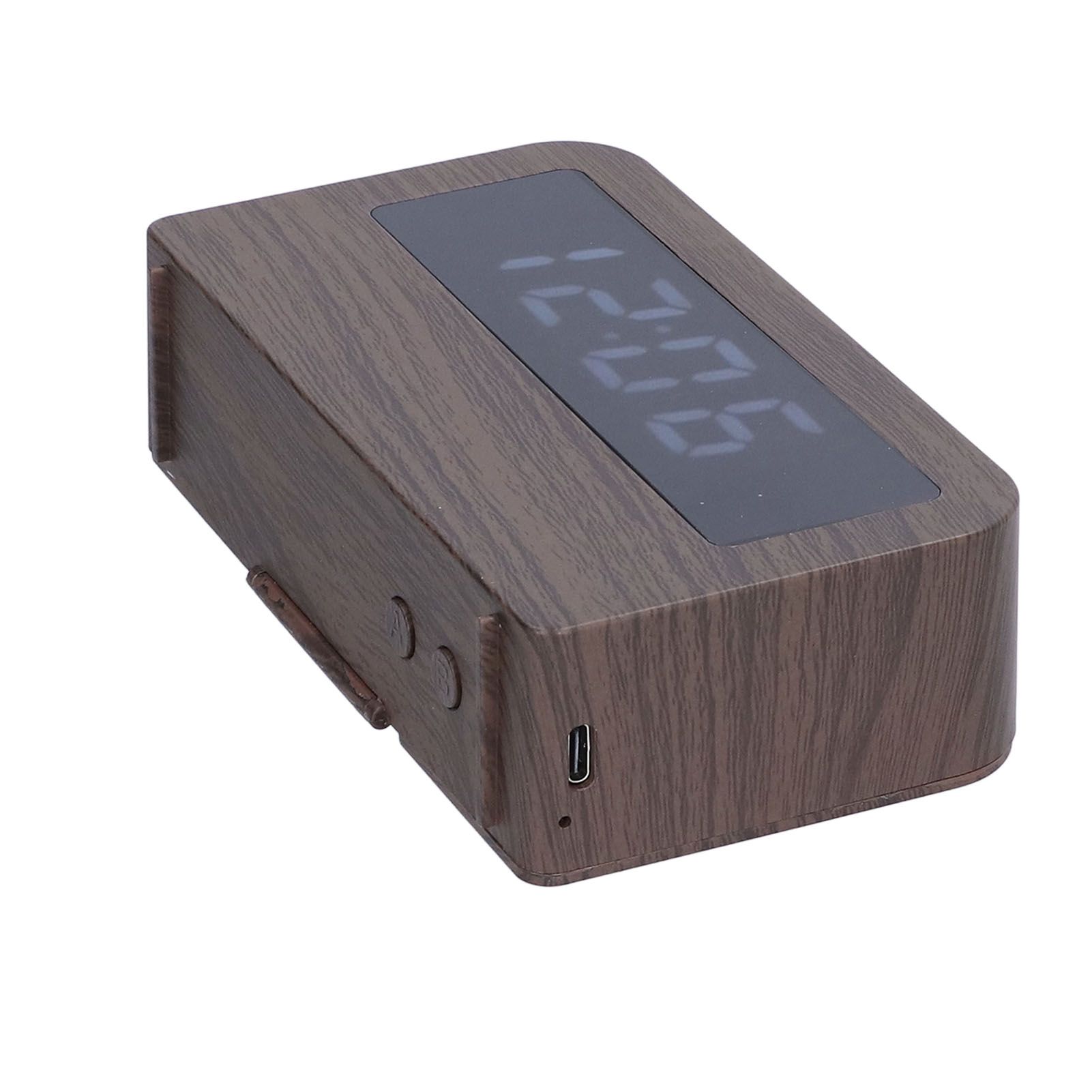 Wooden Clock Multifunctional Digital Backlight Environmental Friendly Compact view 2