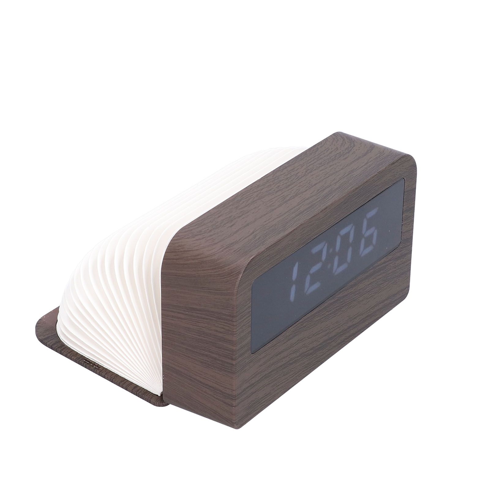 Wooden Clock Multifunctional Digital Backlight Environmental Friendly Compact view 3