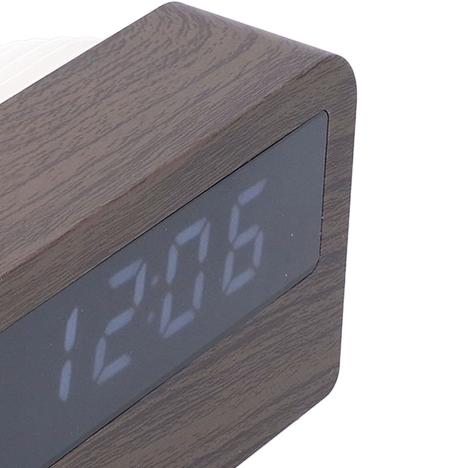 Wooden Clock Multifunctional Digital Backlight Environmental Friendly Compact view 13
