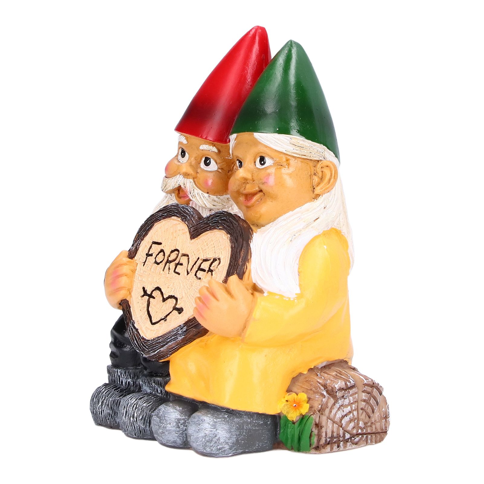 Garden Gnome Couple Statues Figurine Household Resin Art Home Desktop Dwarf view 10