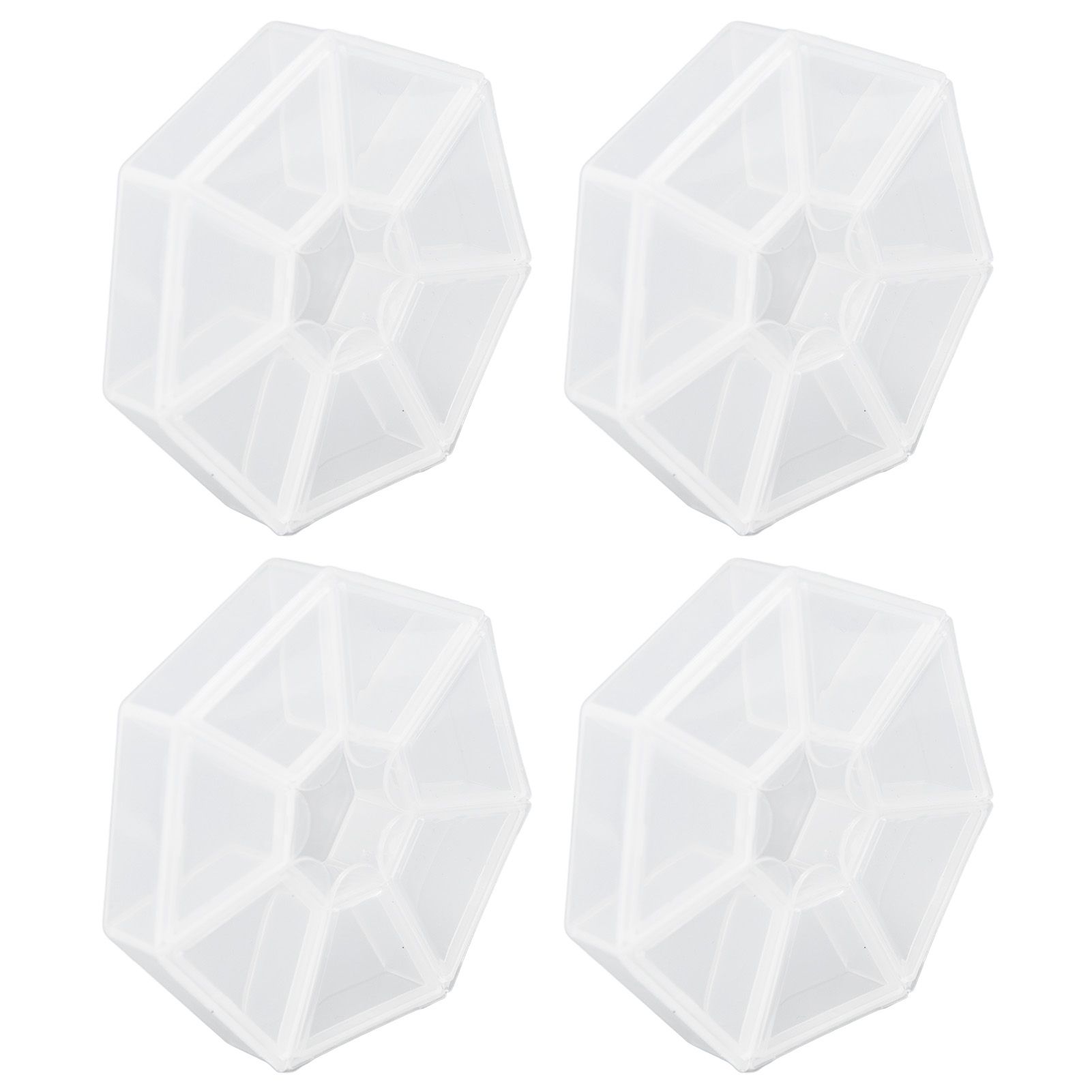 7 Grids Storage Box Clear Plastic Organizer Containers for Fishing Jewelry Pills view 4