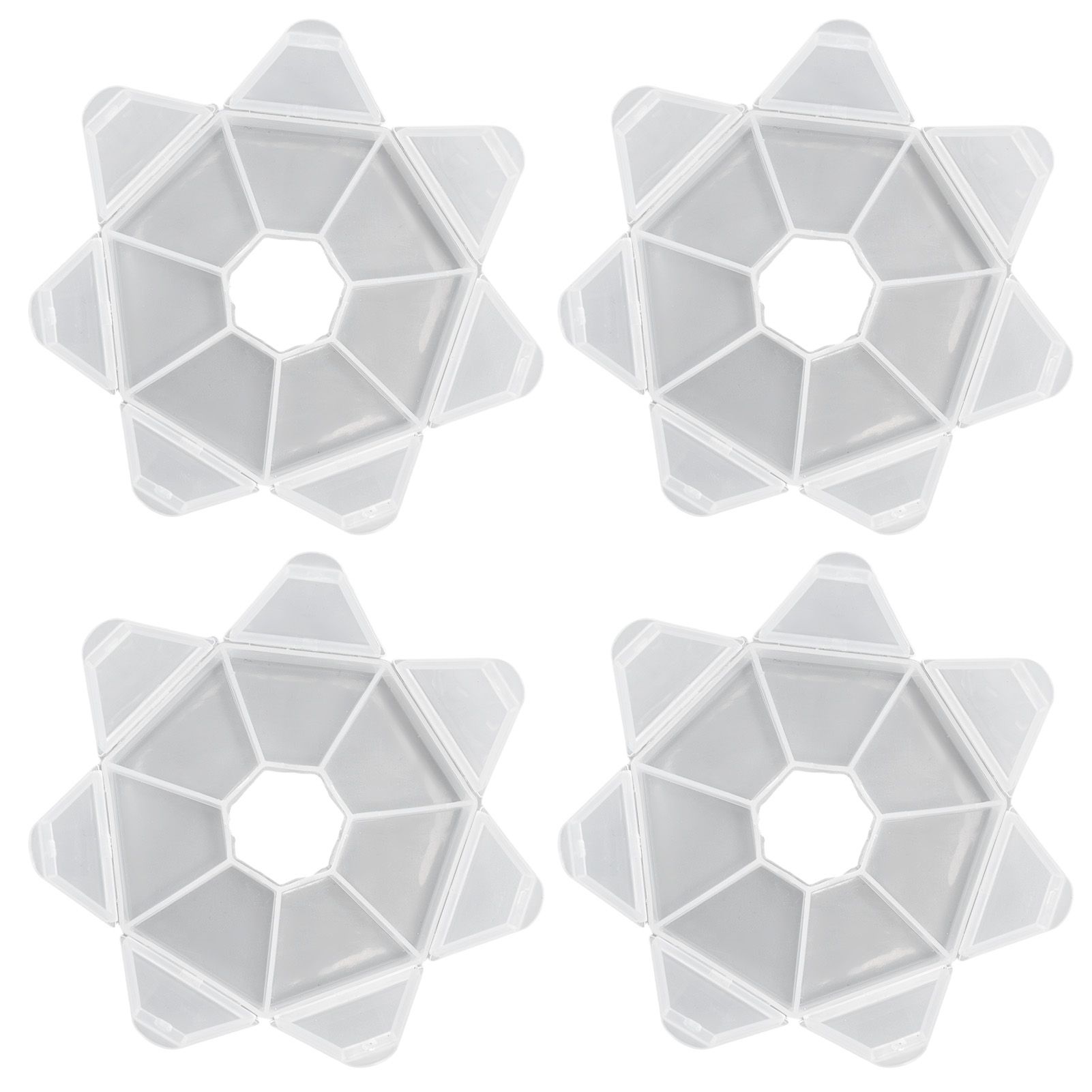 7 Grids Storage Box Clear Plastic Organizer Containers for Fishing Jewelry Pills view 6