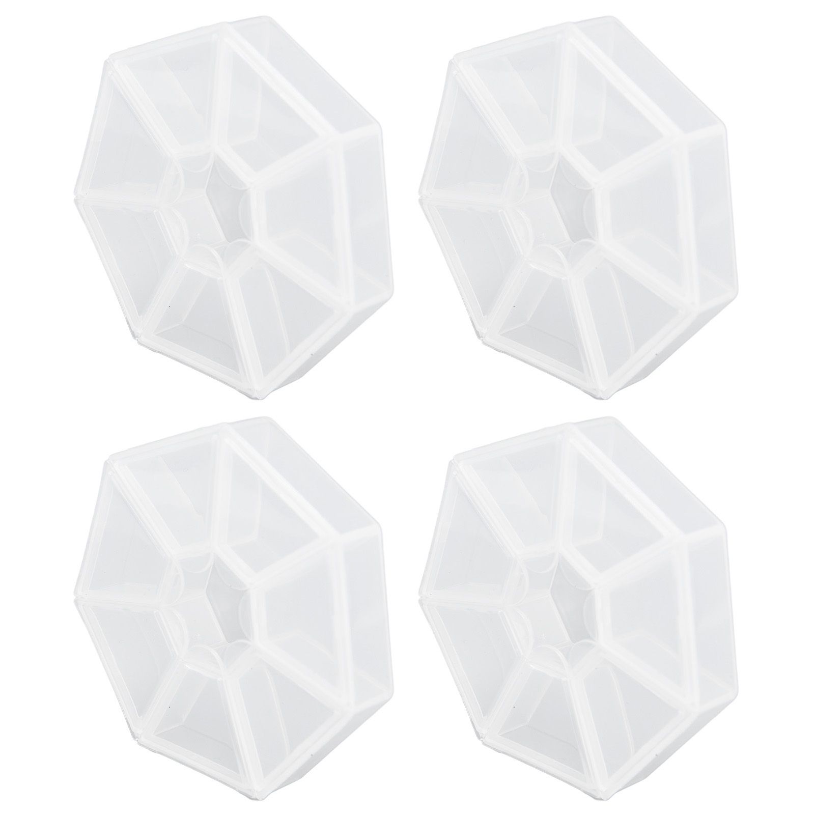 7 Grids Storage Box Clear Plastic Organizer Containers for Fishing Jewelry Pills view 9