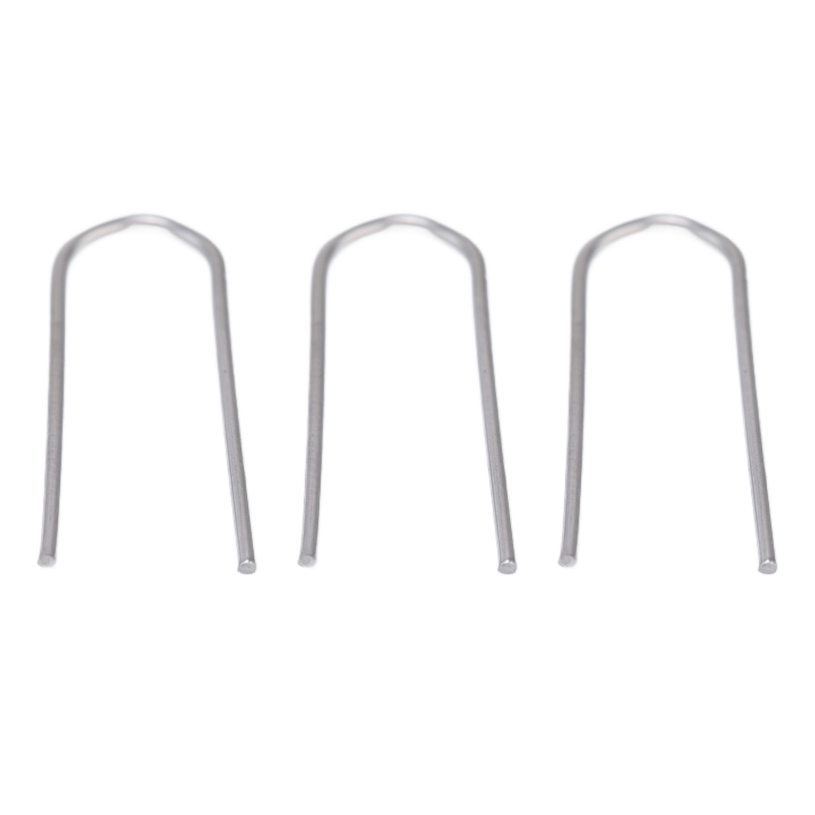 200 Pcs Wire Jump Rings Nickel Chromium Alloy U Shaped Ring Hook for Pendants view 2