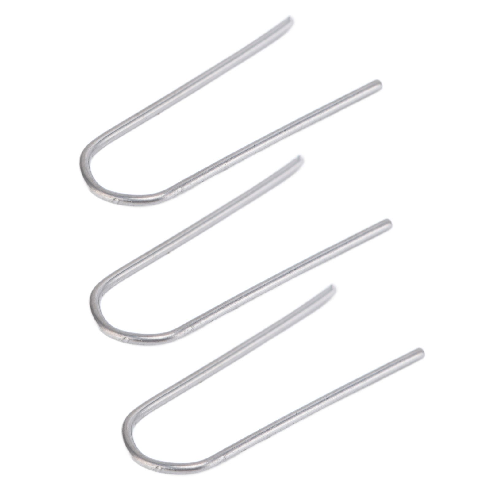 200 Pcs Wire Jump Rings Nickel Chromium Alloy U Shaped Ring Hook for Pendants view 6