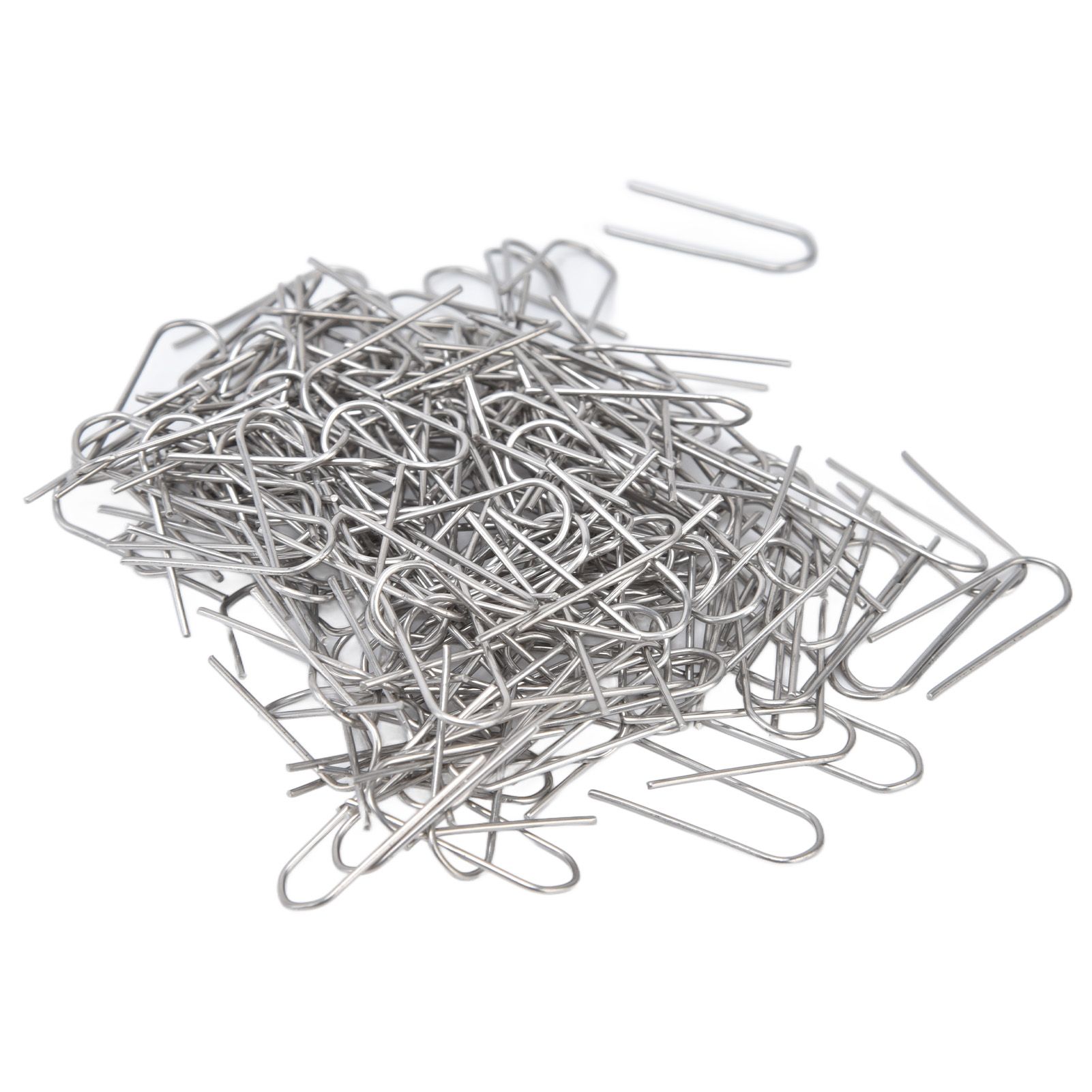 200 Pcs Wire Jump Rings Nickel Chromium Alloy U Shaped Ring Hook for Pendants view 9