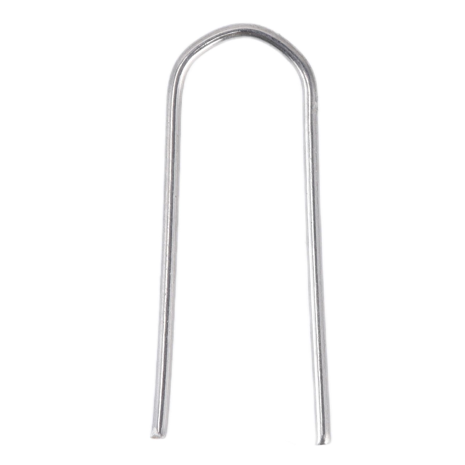 200 Pcs Wire Jump Rings Nickel Chromium Alloy U Shaped Ring Hook for Pendants view 10