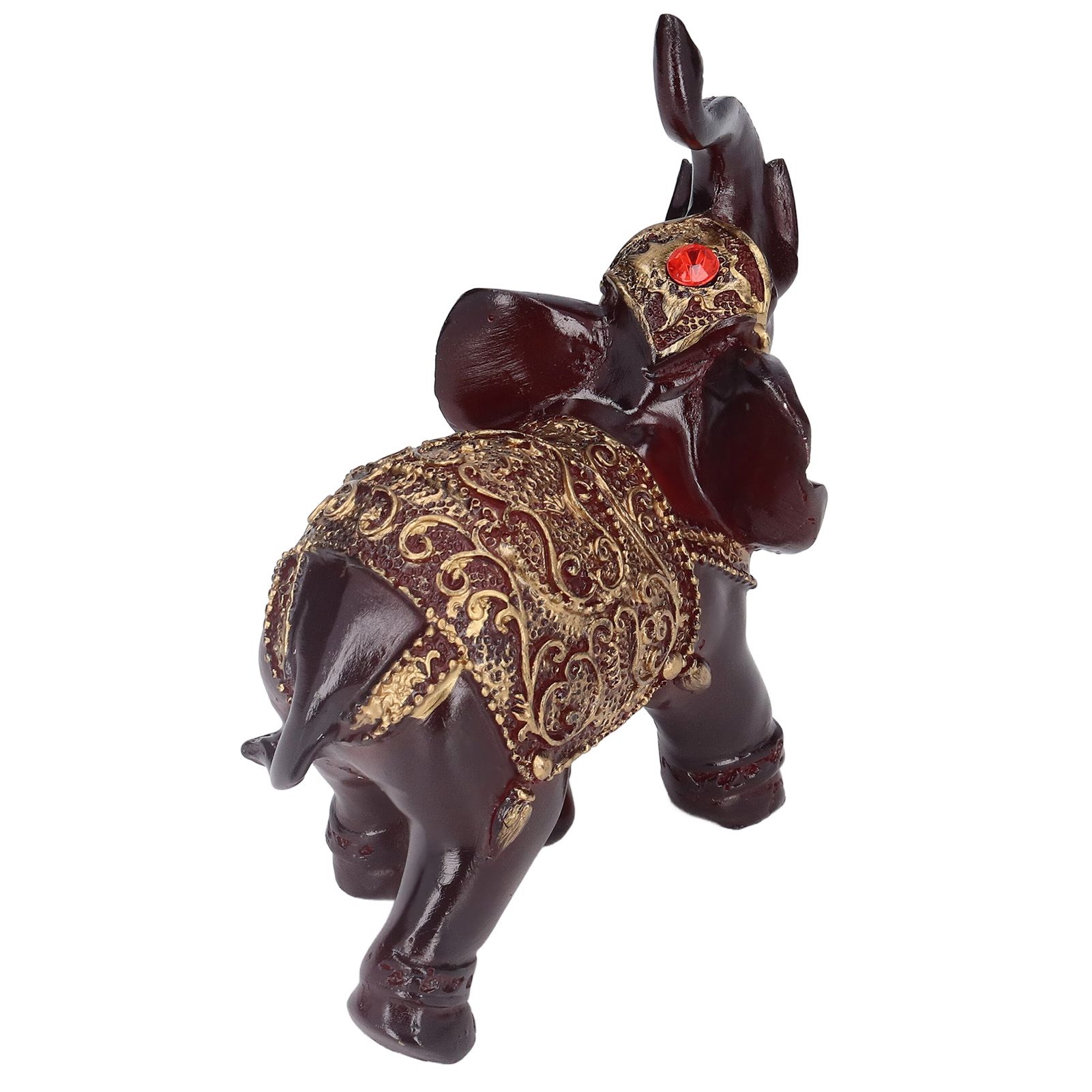Elephant Figurines Durable Resin Delicate Texture Retro Style Symbolize Power view 9