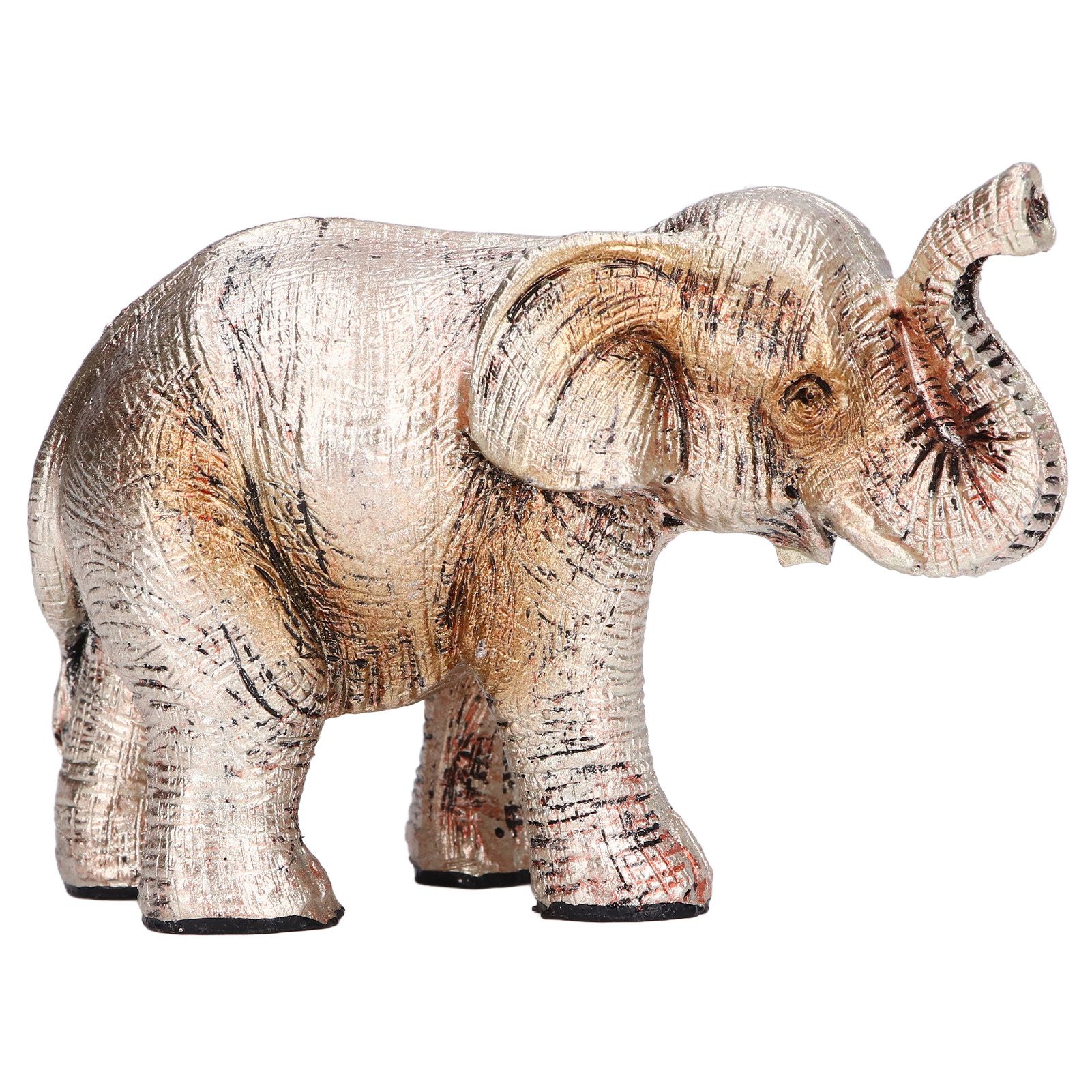 Elephant Statue Synthetic Resin Retro Style Exquisite Workmanship Elegant Cute view 5
