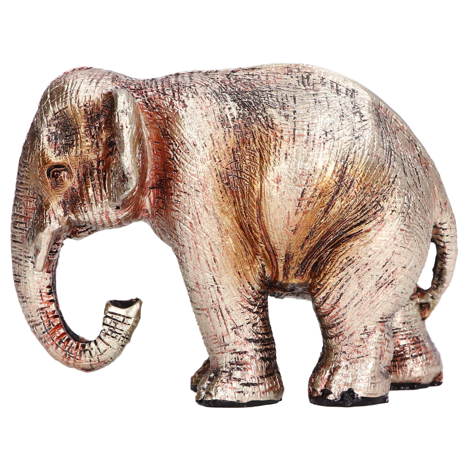 Elephant Statue Synthetic Resin Retro Style Exquisite Workmanship Elegant Cute view 7
