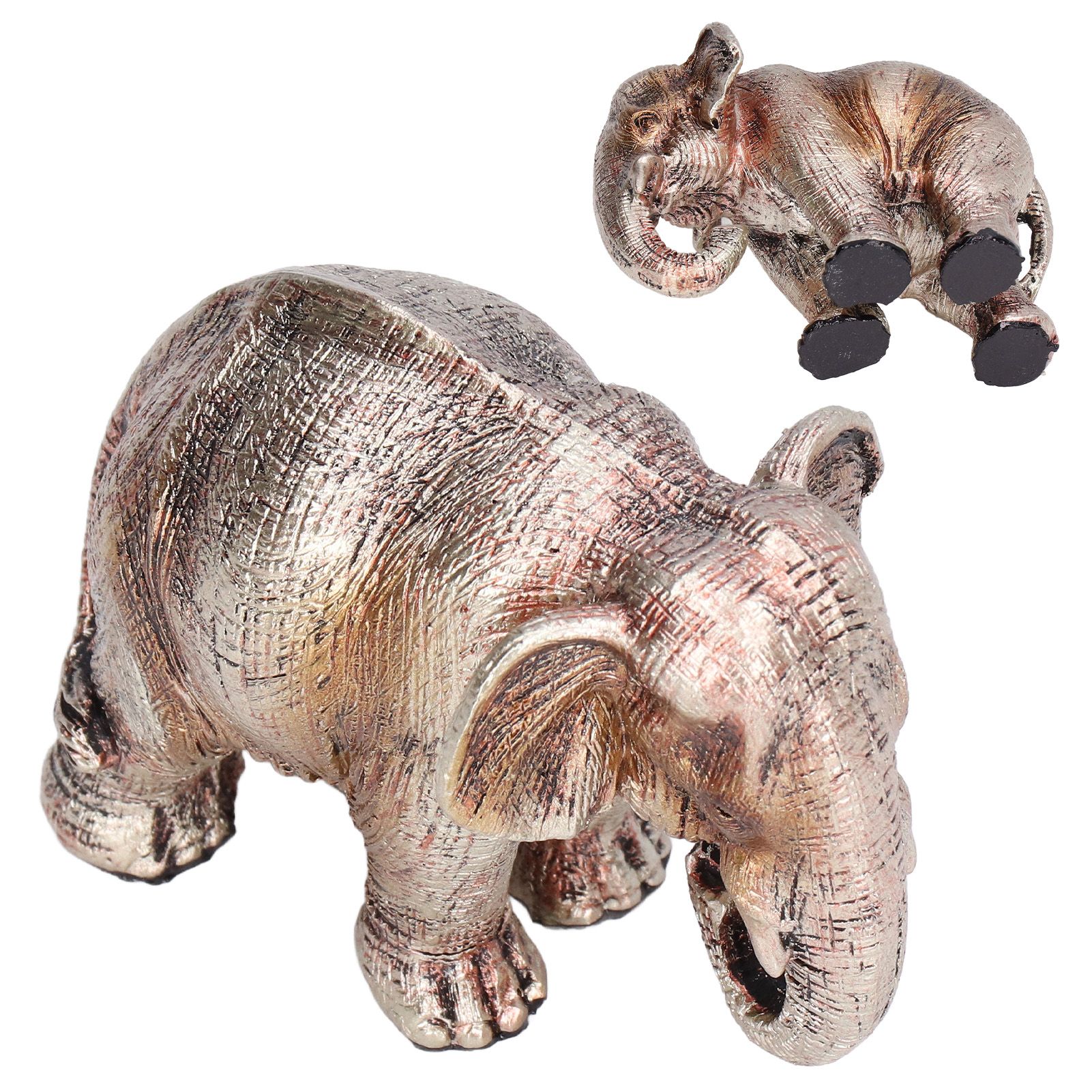 Elephant Statue Synthetic Resin Retro Style Exquisite Workmanship Elegant Cute view 9