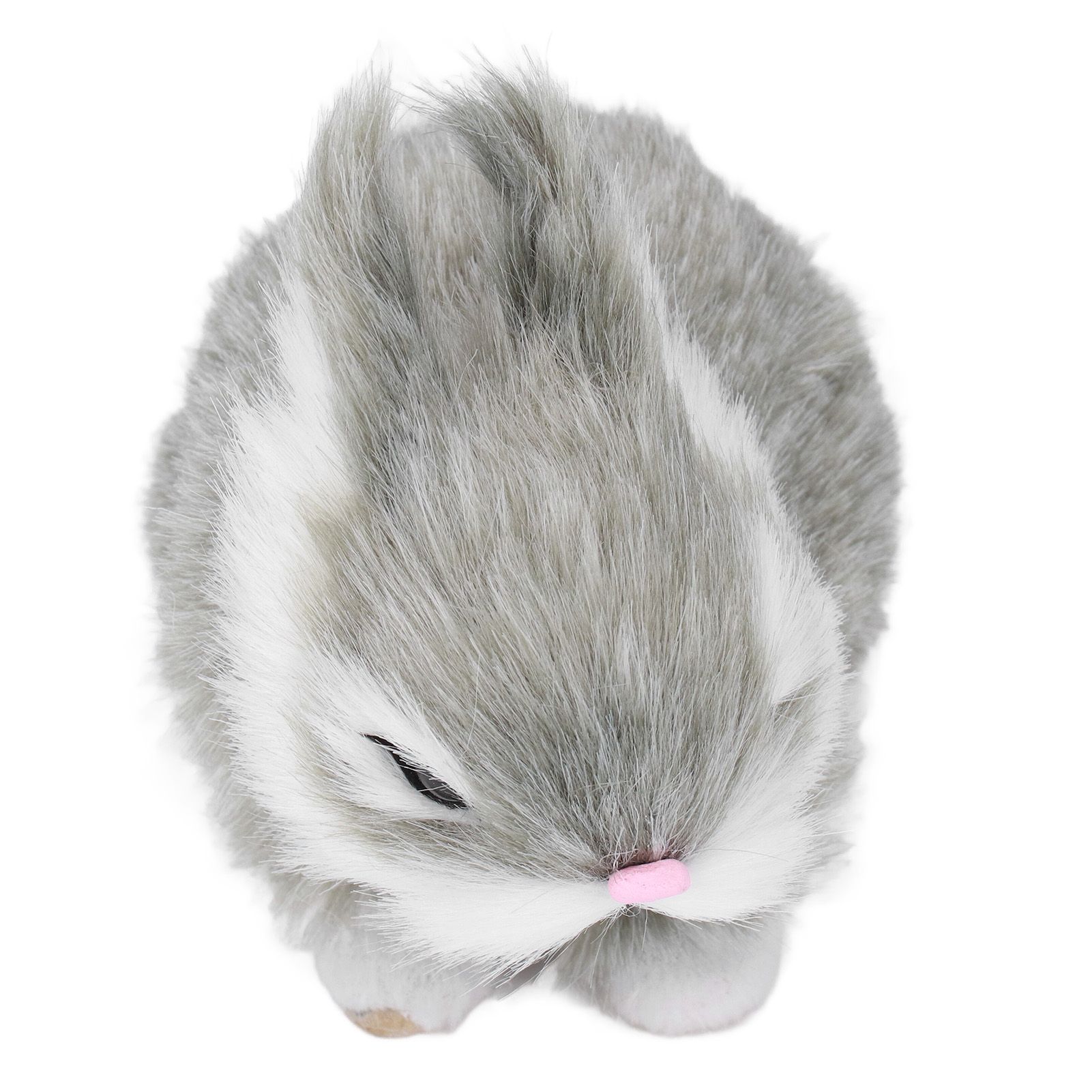 Miniature Plush Rabbits Plastic Plush Material Soft Comfortable Durable view 3