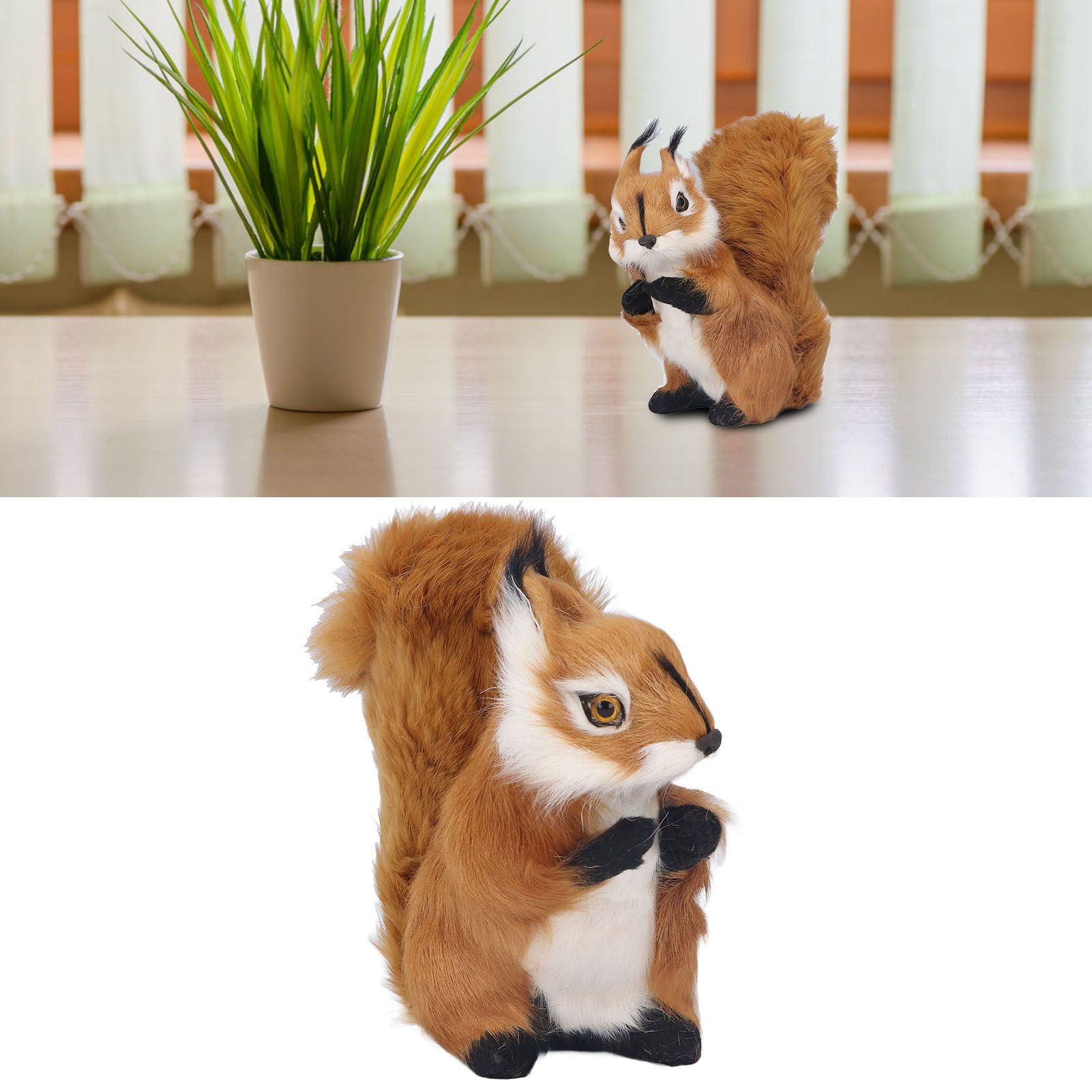 Simulation Squirrel Large Cute Lifelike Simulation Squirrel Crafts Decorations view 11