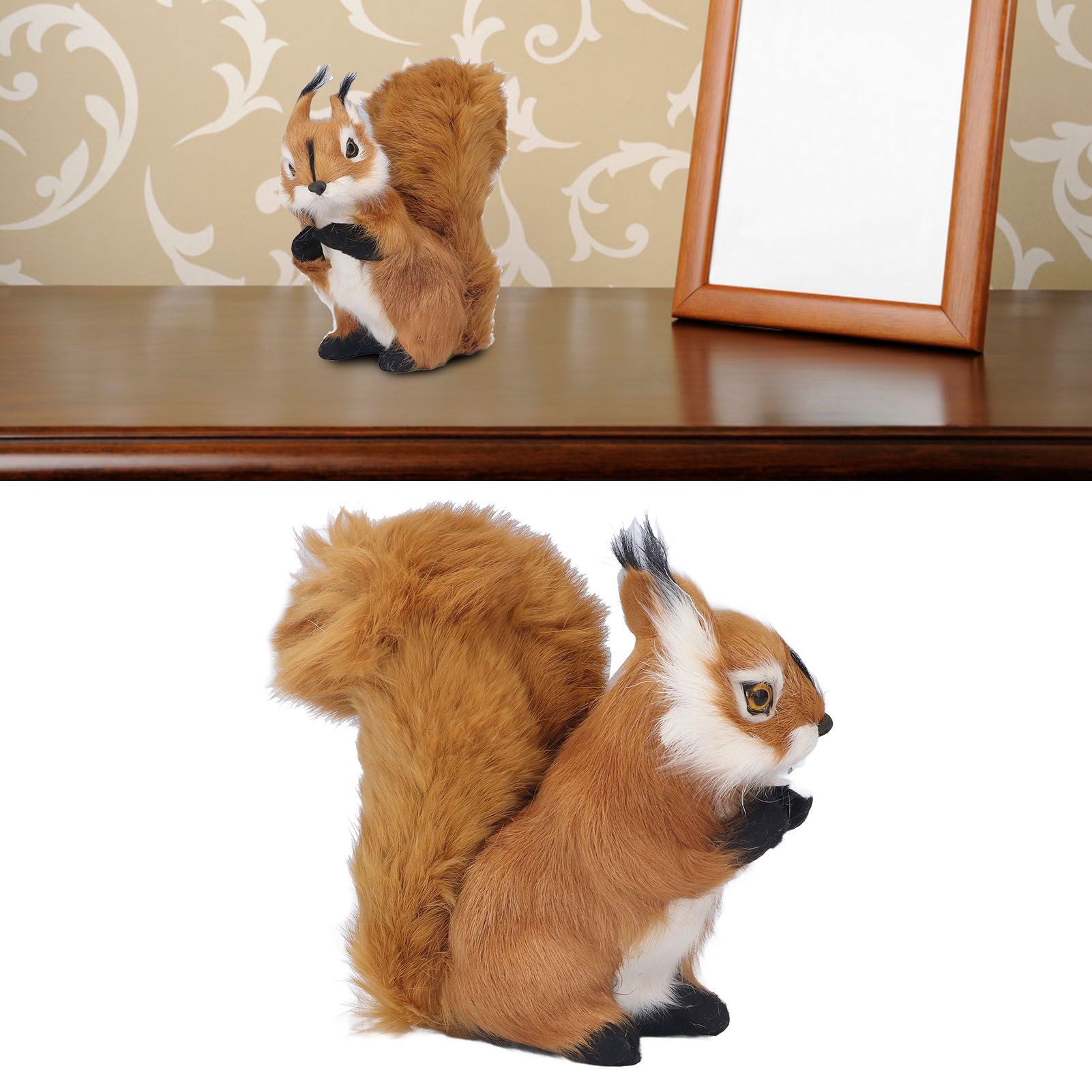 Simulation Squirrel Large Cute Lifelike Simulation Squirrel Crafts Decorations view 12