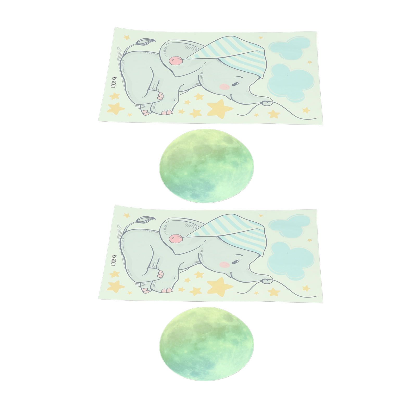2Set Luminous Wall Sticker DIY Glowing Wall Decals Self Adhesive Wall Paper view 3