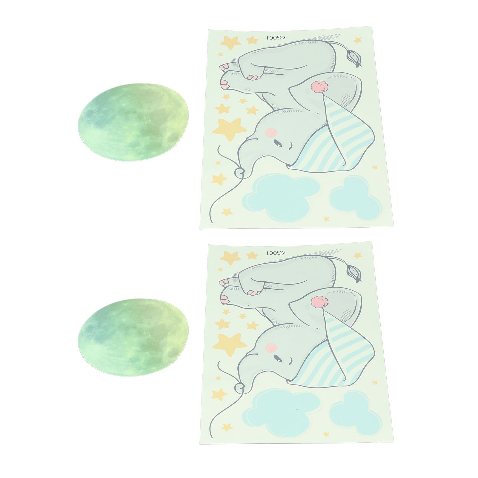 2Set Luminous Wall Sticker DIY Glowing Wall Decals Self Adhesive Wall Paper view 4