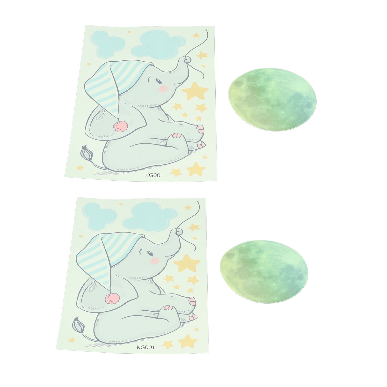 2Set Luminous Wall Sticker DIY Glowing Wall Decals Self Adhesive Wall Paper view 5