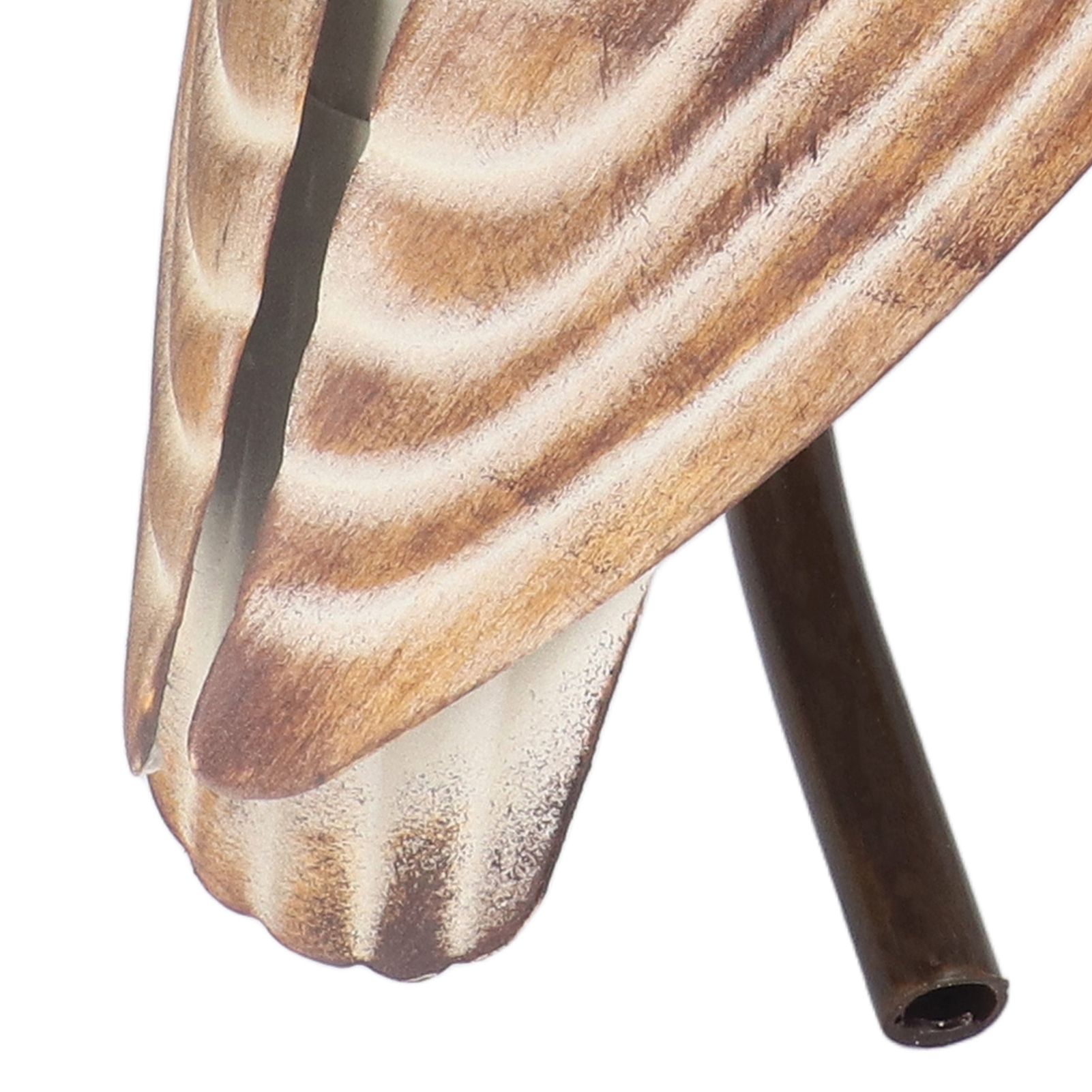 Owl Sculpture Iron Lifelike Decorative Desk Owl Statue Crafts Ornament for view 13