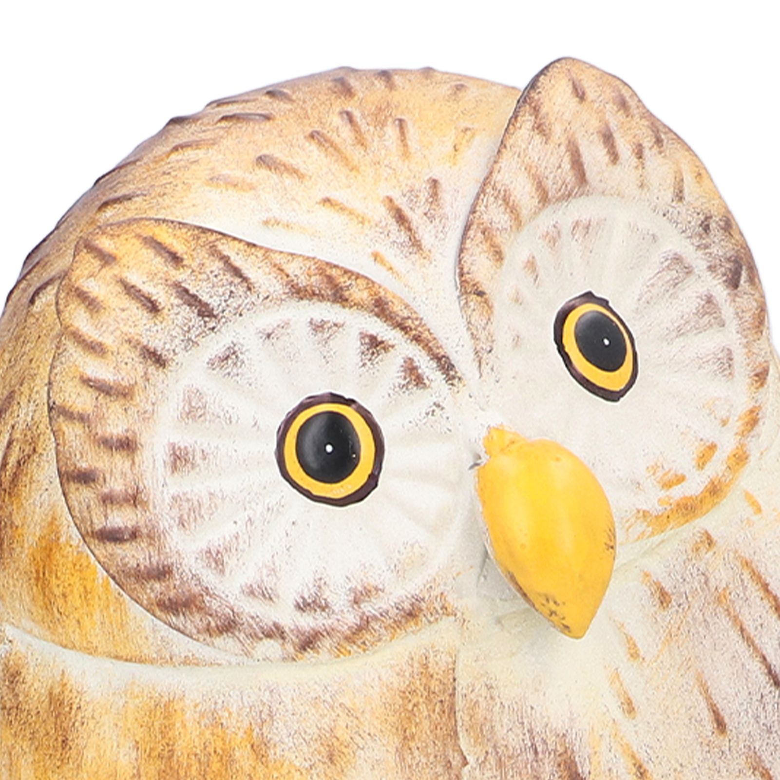 Owl Sculpture Iron Lifelike Decorative Desk Owl Statue Crafts Ornament for view 15