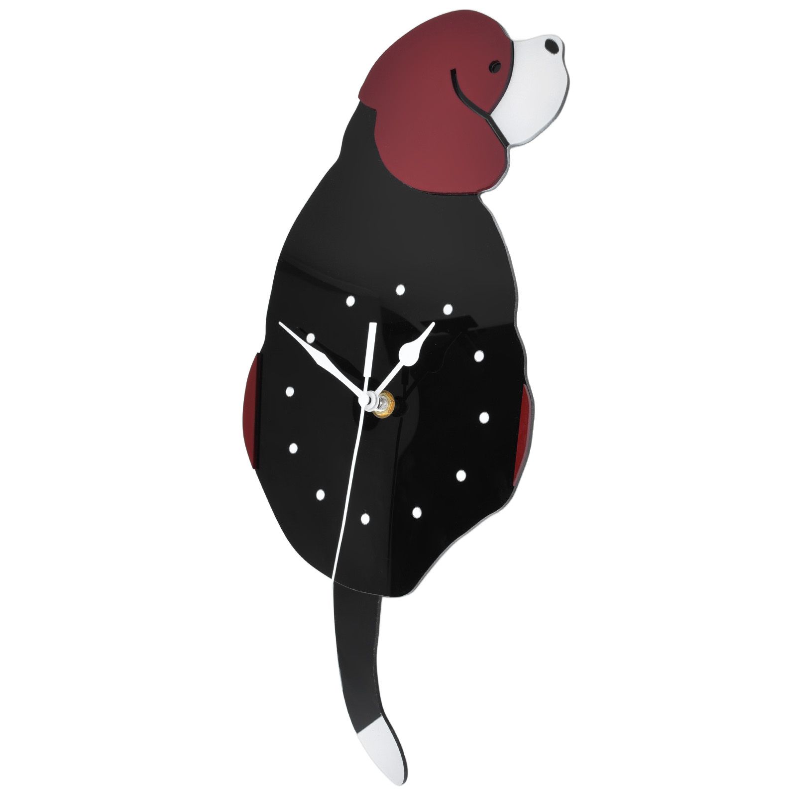 Wall Clock Swing Dog DIY Simple Fashion Silent Frameless Wall Clock With Swing view 2