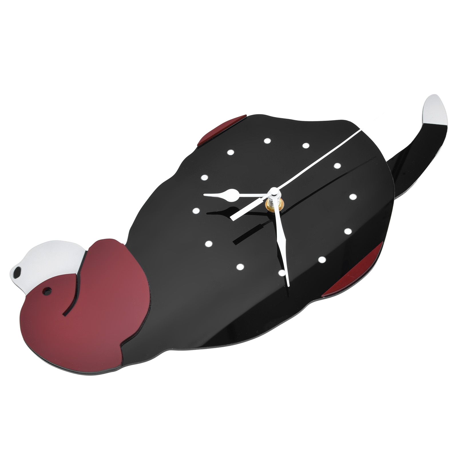 Wall Clock Swing Dog DIY Simple Fashion Silent Frameless Wall Clock With Swing view 3