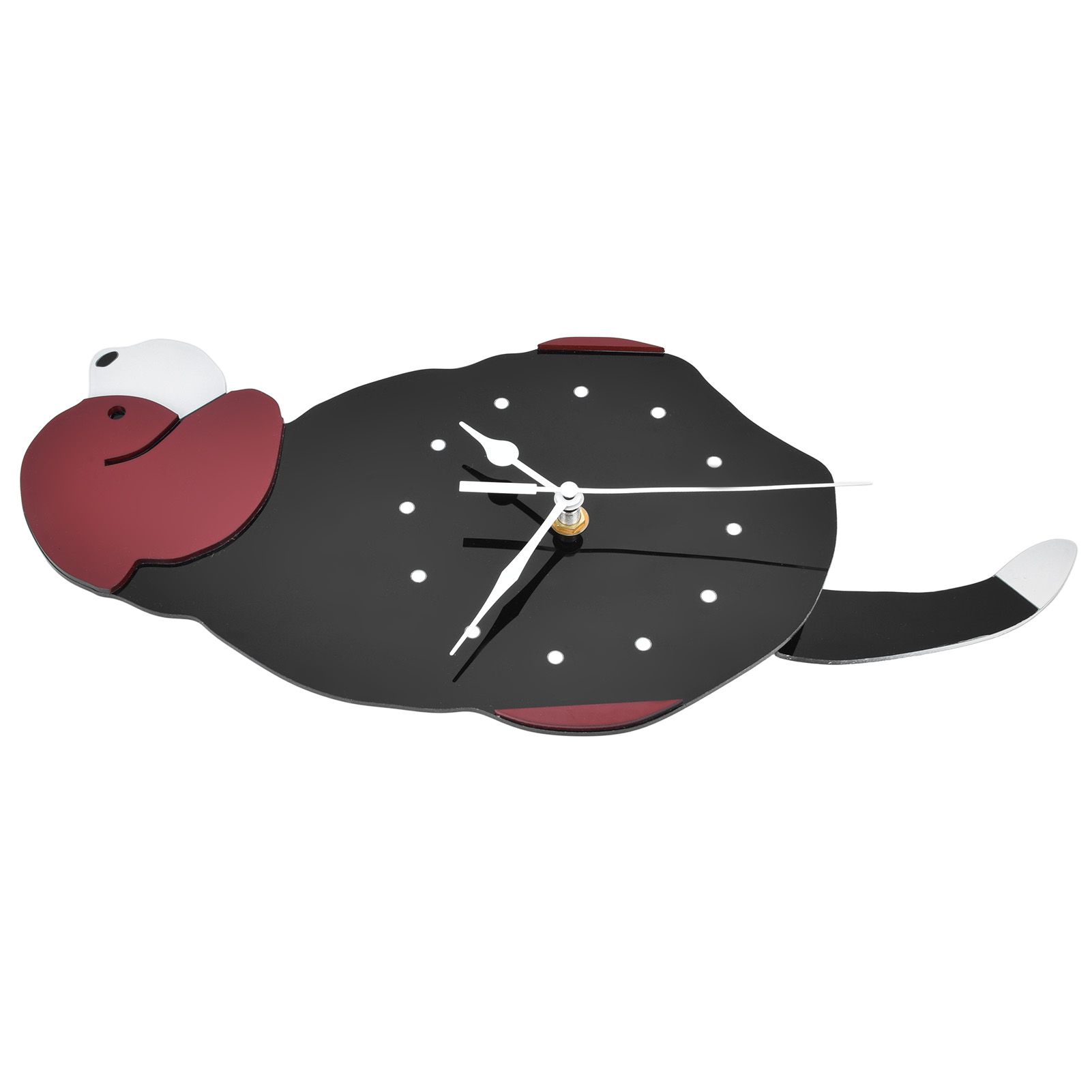 Wall Clock Swing Dog DIY Simple Fashion Silent Frameless Wall Clock With Swing view 4