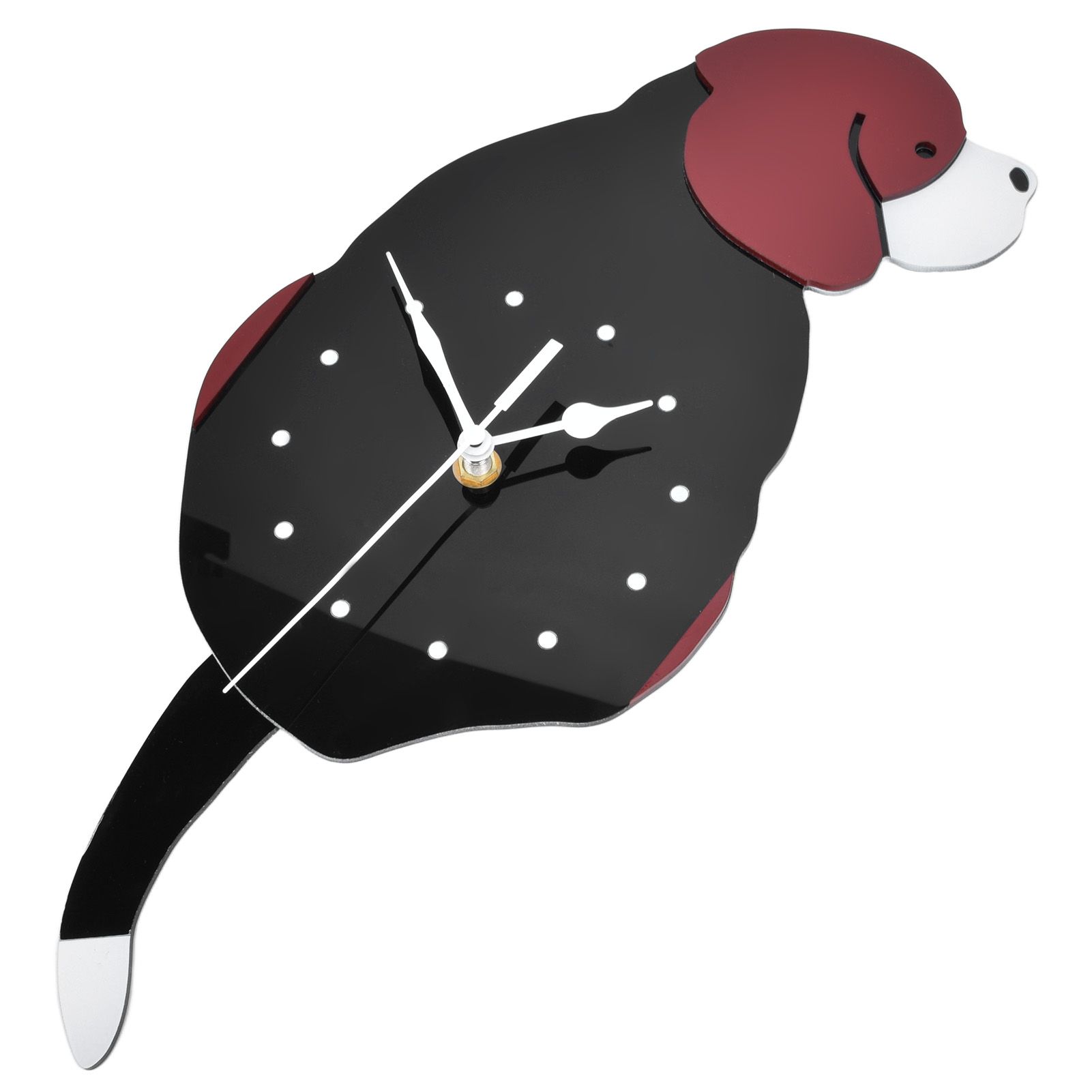 Wall Clock Swing Dog DIY Simple Fashion Silent Frameless Wall Clock With Swing view 6