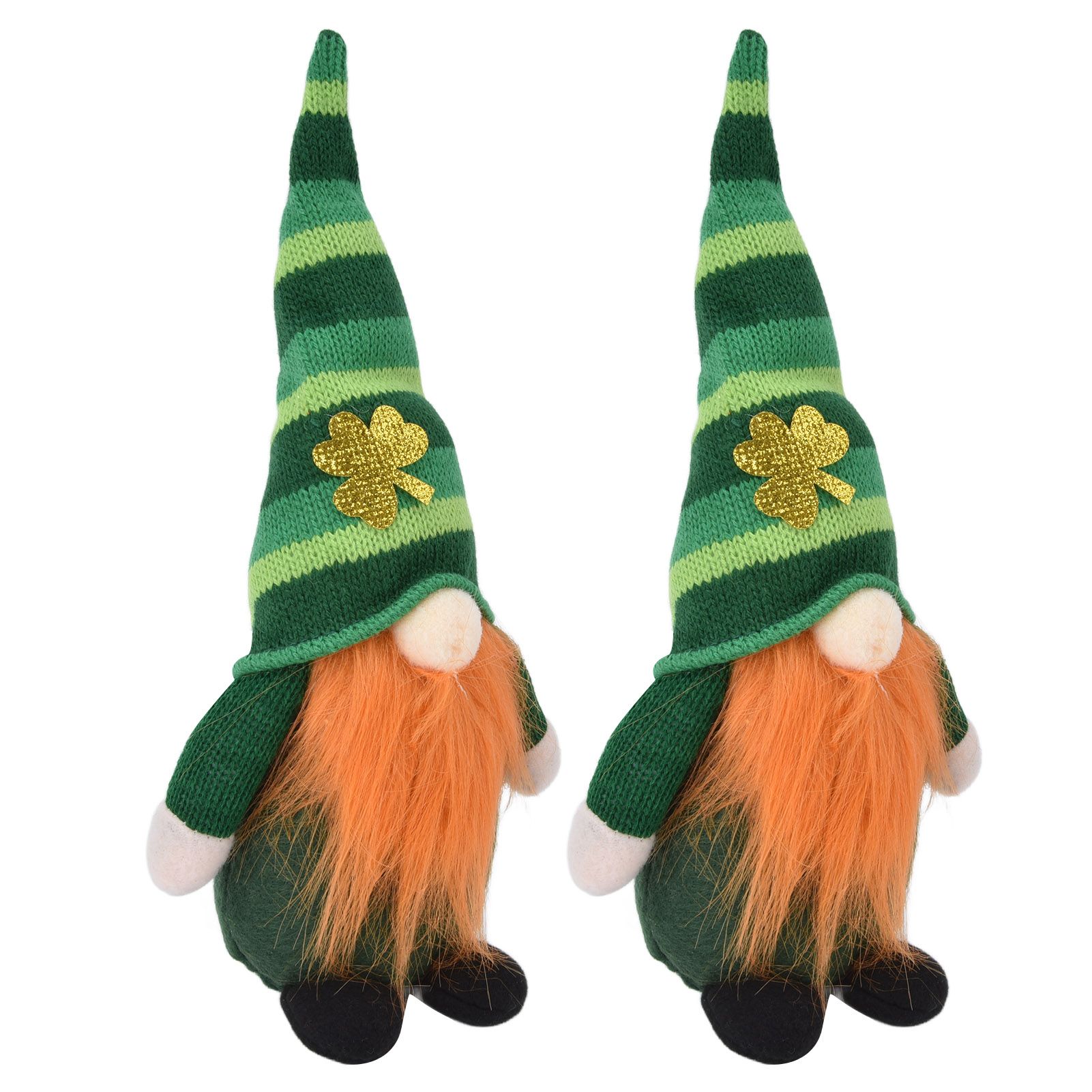 2pcs Gnomes Plush Representing Good Luck Expressing ST Patricks Day Feeling view 2