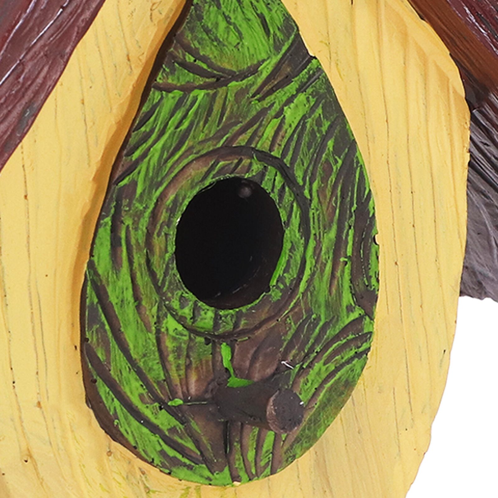 Bird House Garden Tree Decoration Hummingbird Synthetic Resin House Craft view 14