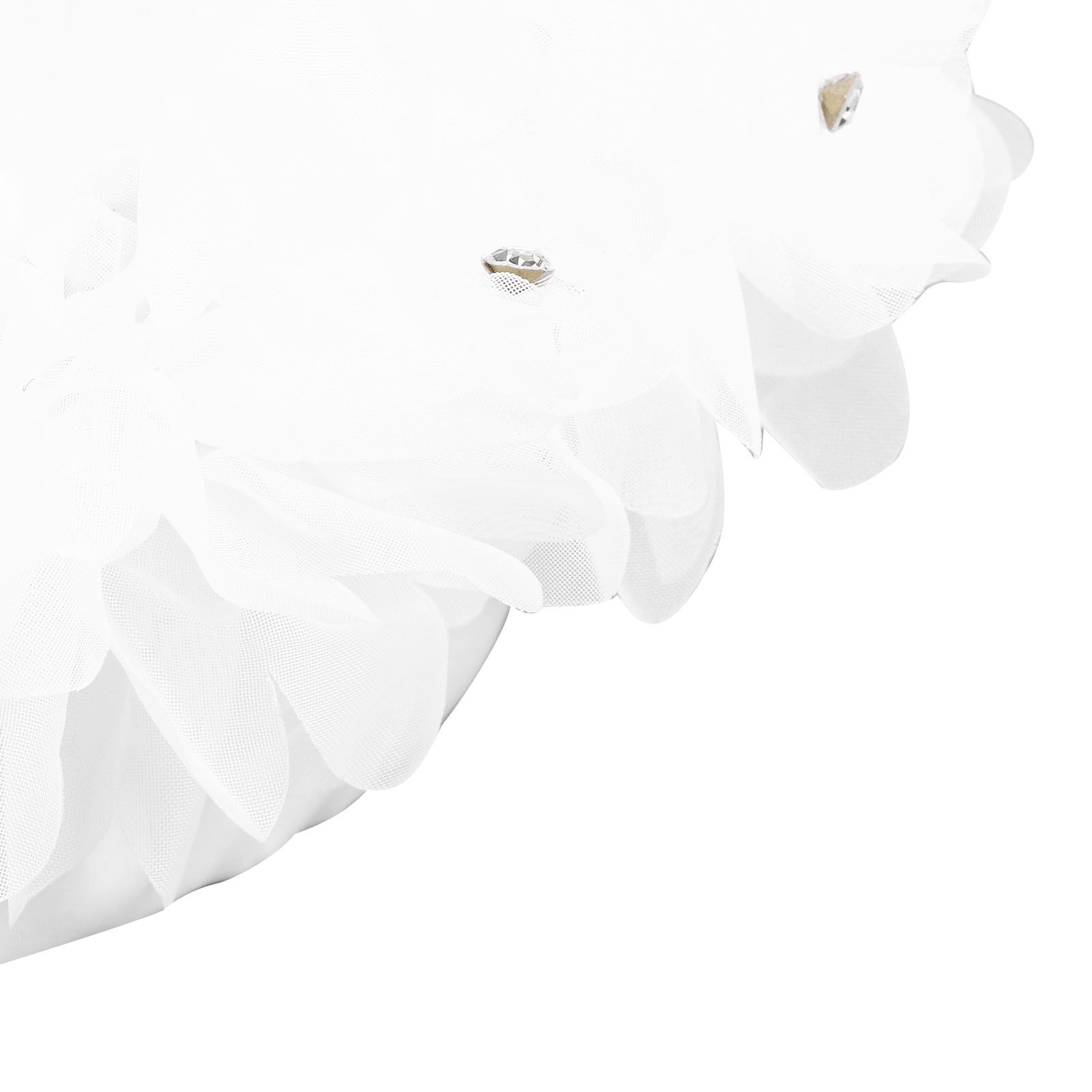 Wedding Flower Girl Basket Artificial Ostrich Feathers Lace Petal Western view 13