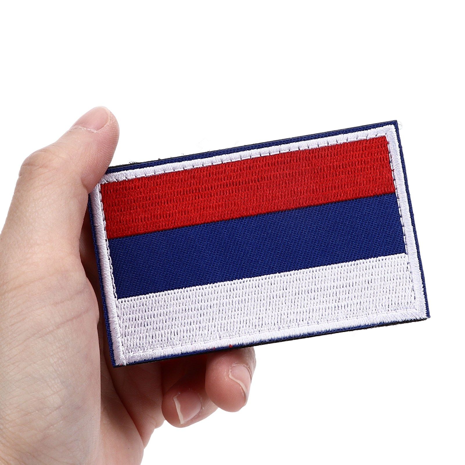 European Country Flags Patch World National Hook and Loop Badge Embroidered view 10
