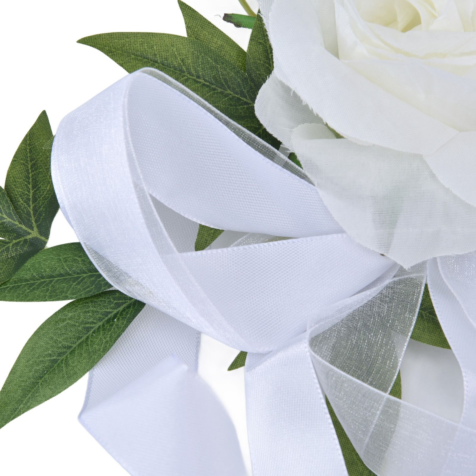 Wedding Chair Flower Nordic Style Simulation Wedding Chair Decoration for view 14