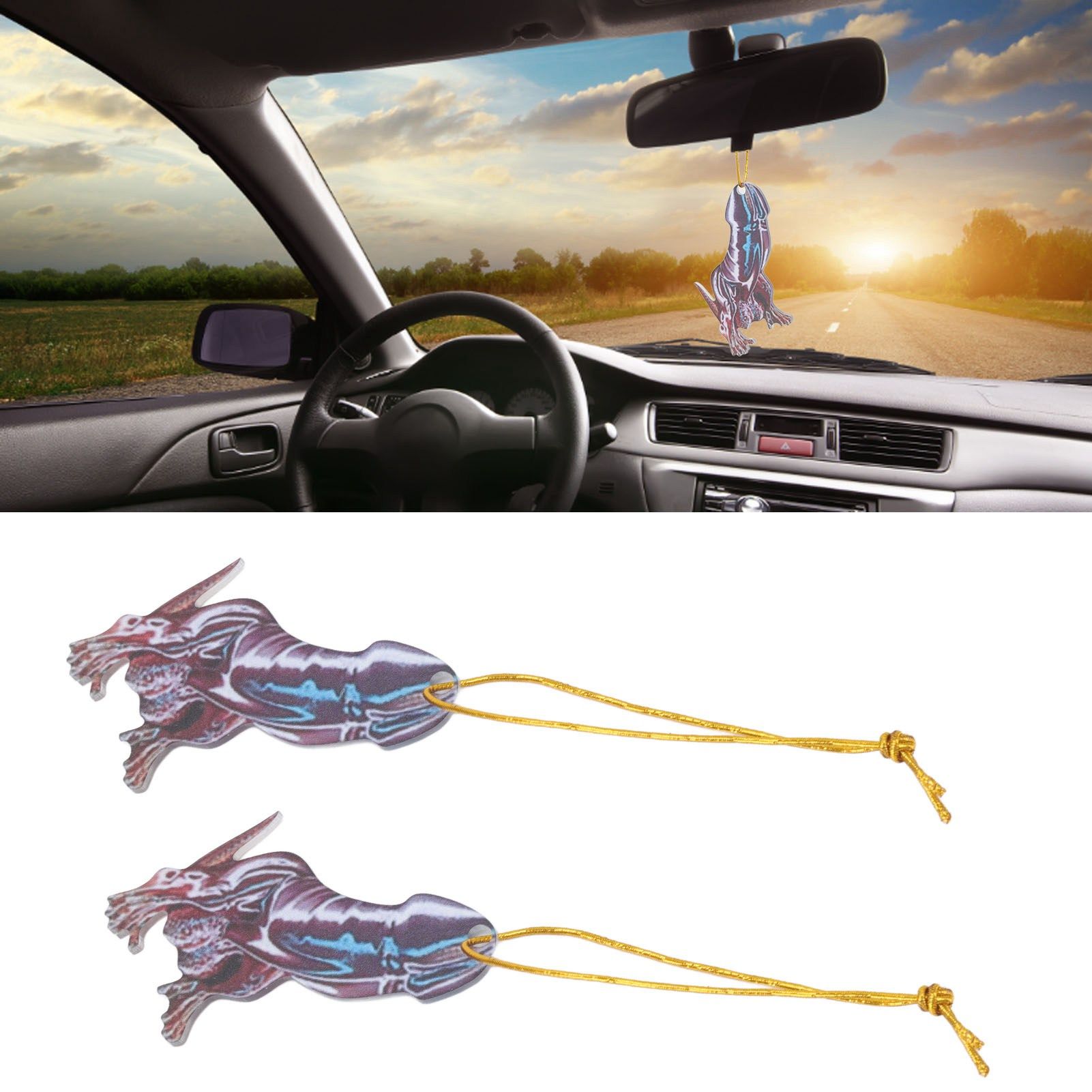 Dinosaur Pendant Acrylic Dinosaur Charm Home Decoration with Lanyard for Car view 12