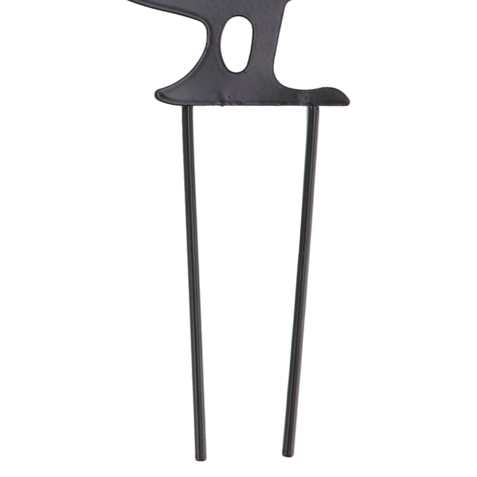 4Pcs Metal Duck Decorative Garden Stakes Cute Animal Hollow Design Black Iron view 13