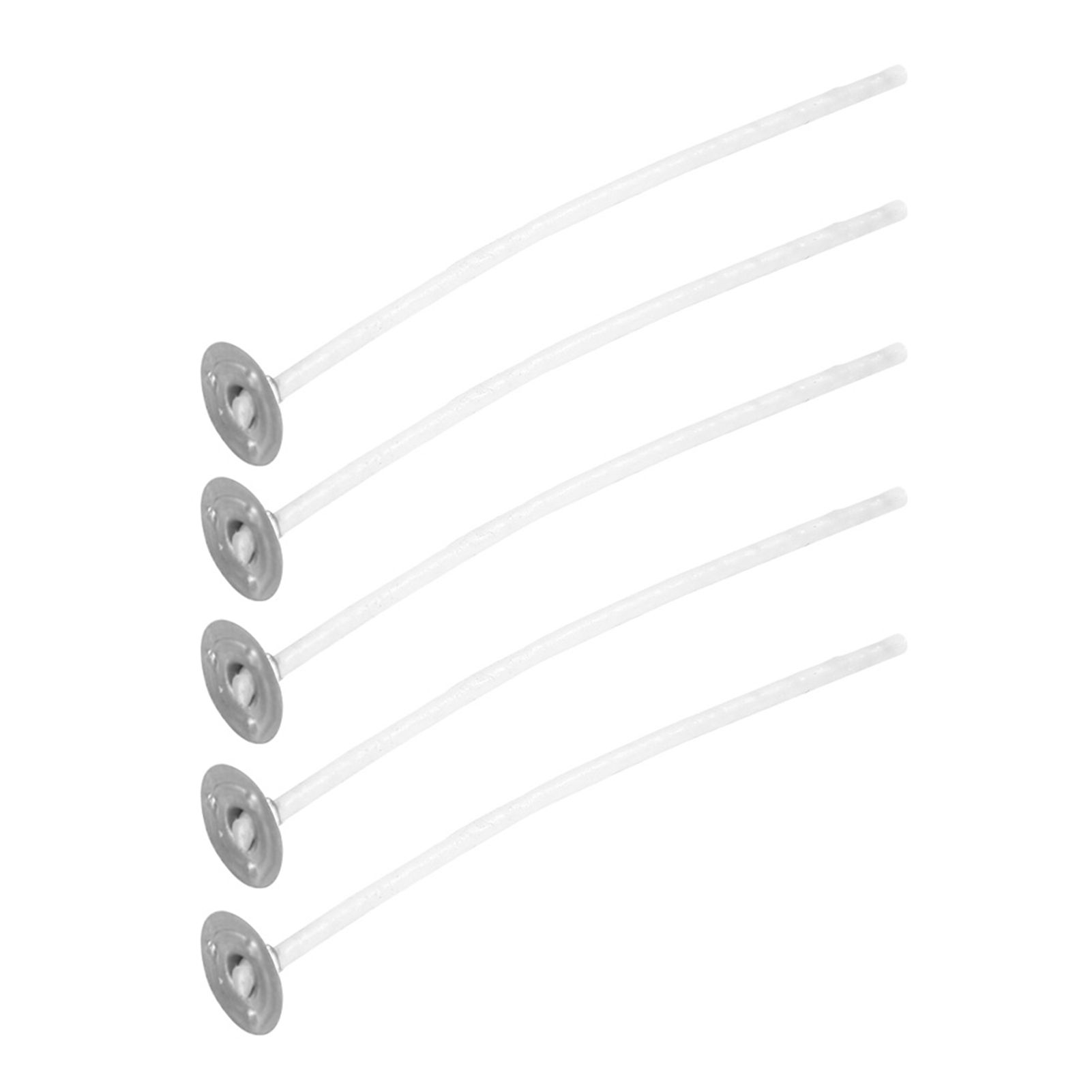 50Pcs Candle Wicks Pre Waxed Cotton Core Wicks with Base for DIY Scented view 10