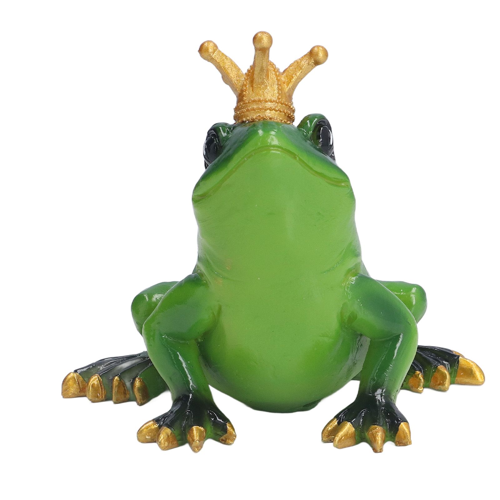 Frog Figurine Sculpture Lifelike Cute Synthetic Resin Desktop Statue Ornament view 3