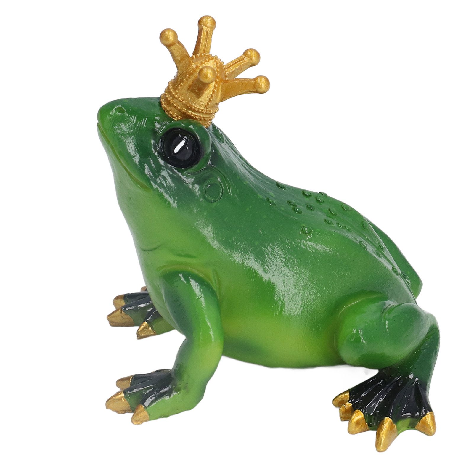 Frog Figurine Sculpture Lifelike Cute Synthetic Resin Desktop Statue Ornament view 4