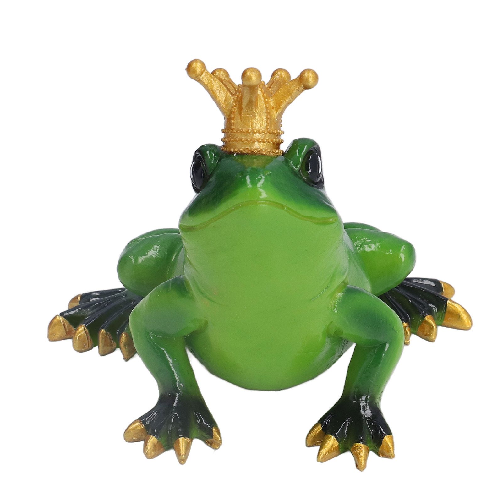 Frog Figurine Sculpture Lifelike Cute Synthetic Resin Desktop Statue Ornament view 6