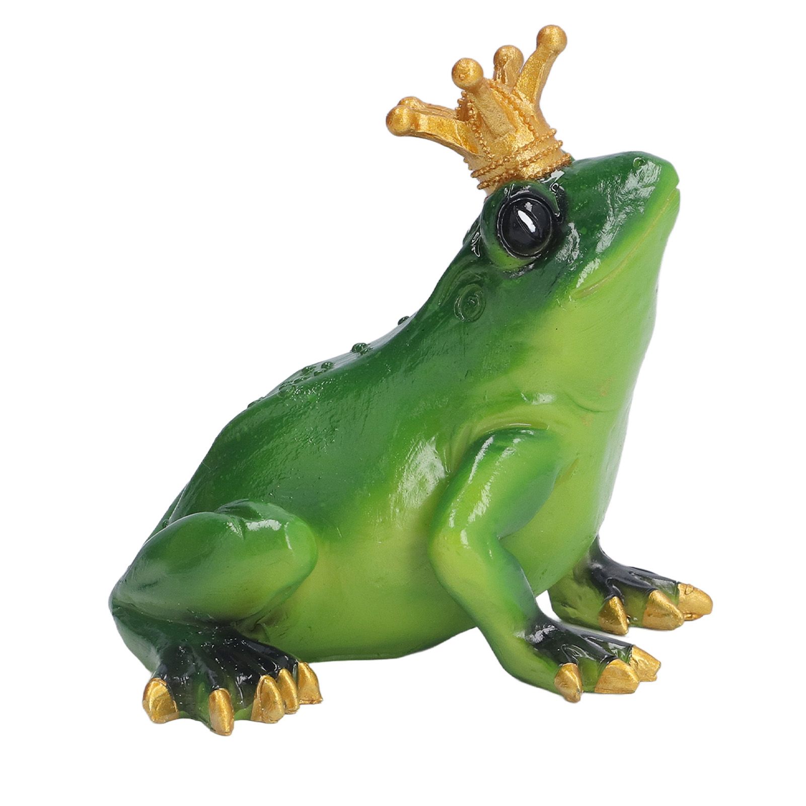 Frog Figurine Sculpture Lifelike Cute Synthetic Resin Desktop Statue Ornament view 7