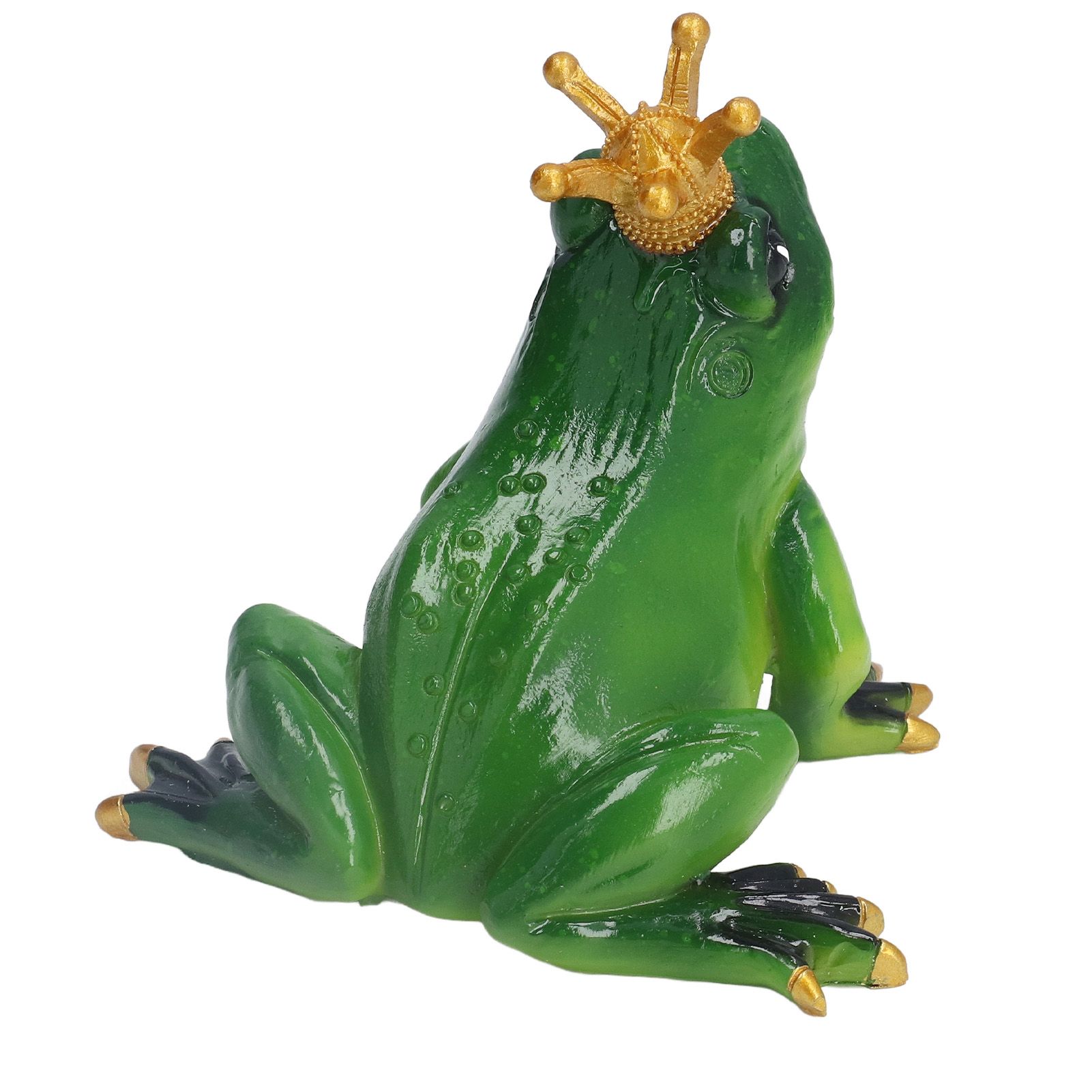 Frog Figurine Sculpture Lifelike Cute Synthetic Resin Desktop Statue Ornament view 9
