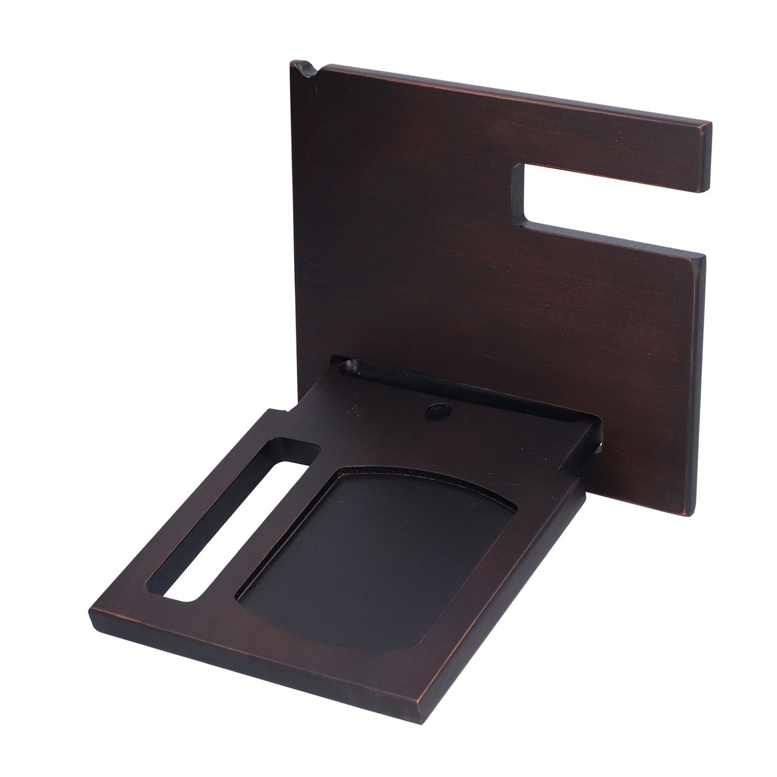 Wooden Mobile Phone Base Multifunctional Keychain Holder Storage Rack for Home view 7