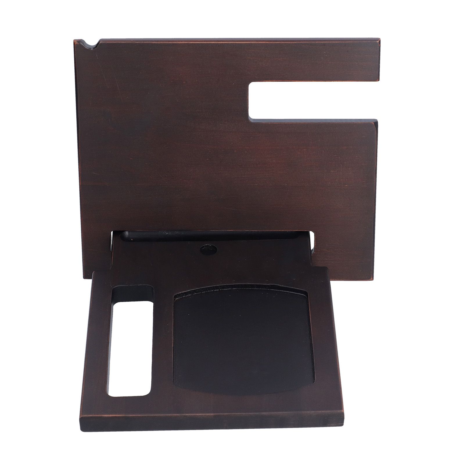 Wooden Mobile Phone Base Multifunctional Keychain Holder Storage Rack for Home view 8