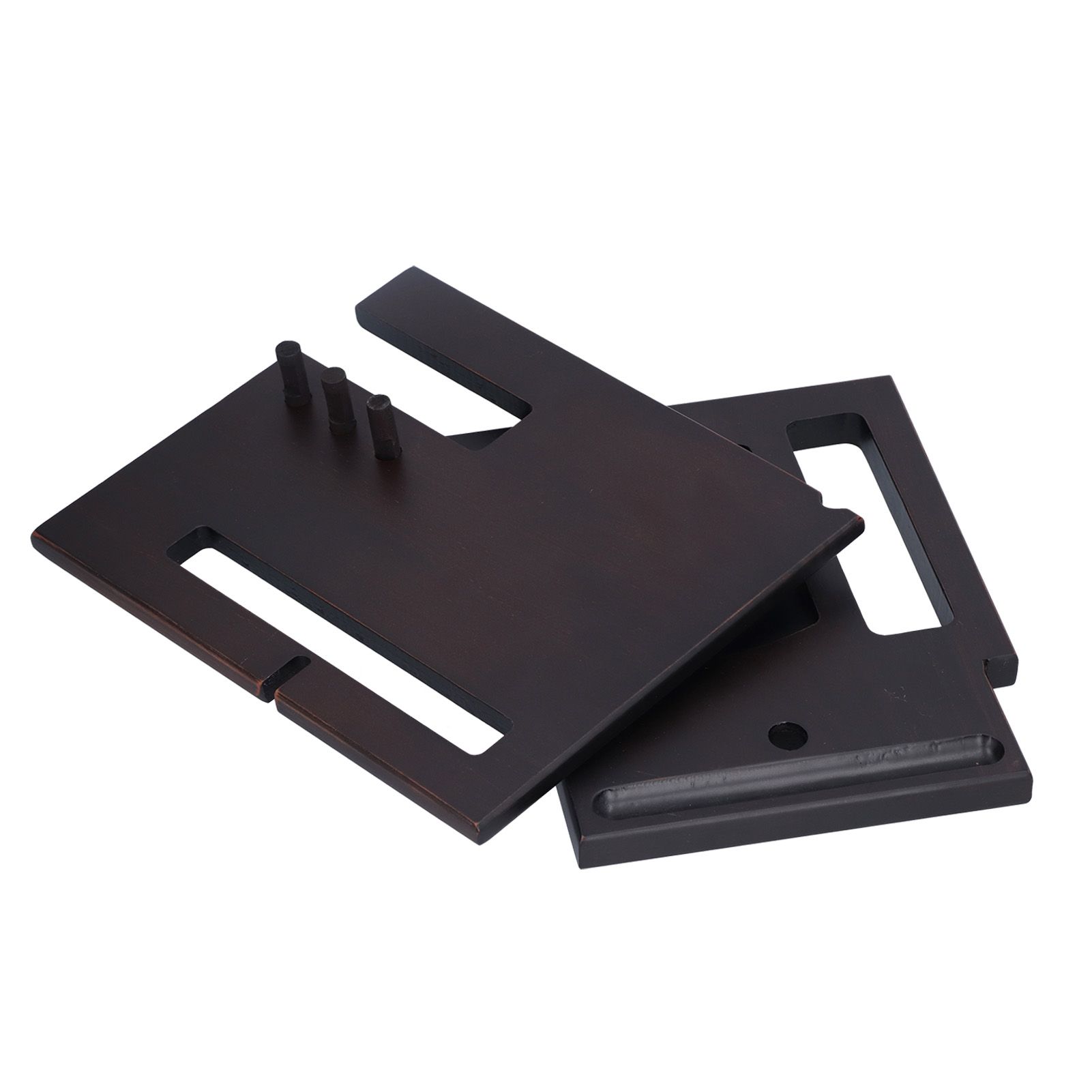 Wooden Mobile Phone Base Multifunctional Keychain Holder Storage Rack for Home view 10