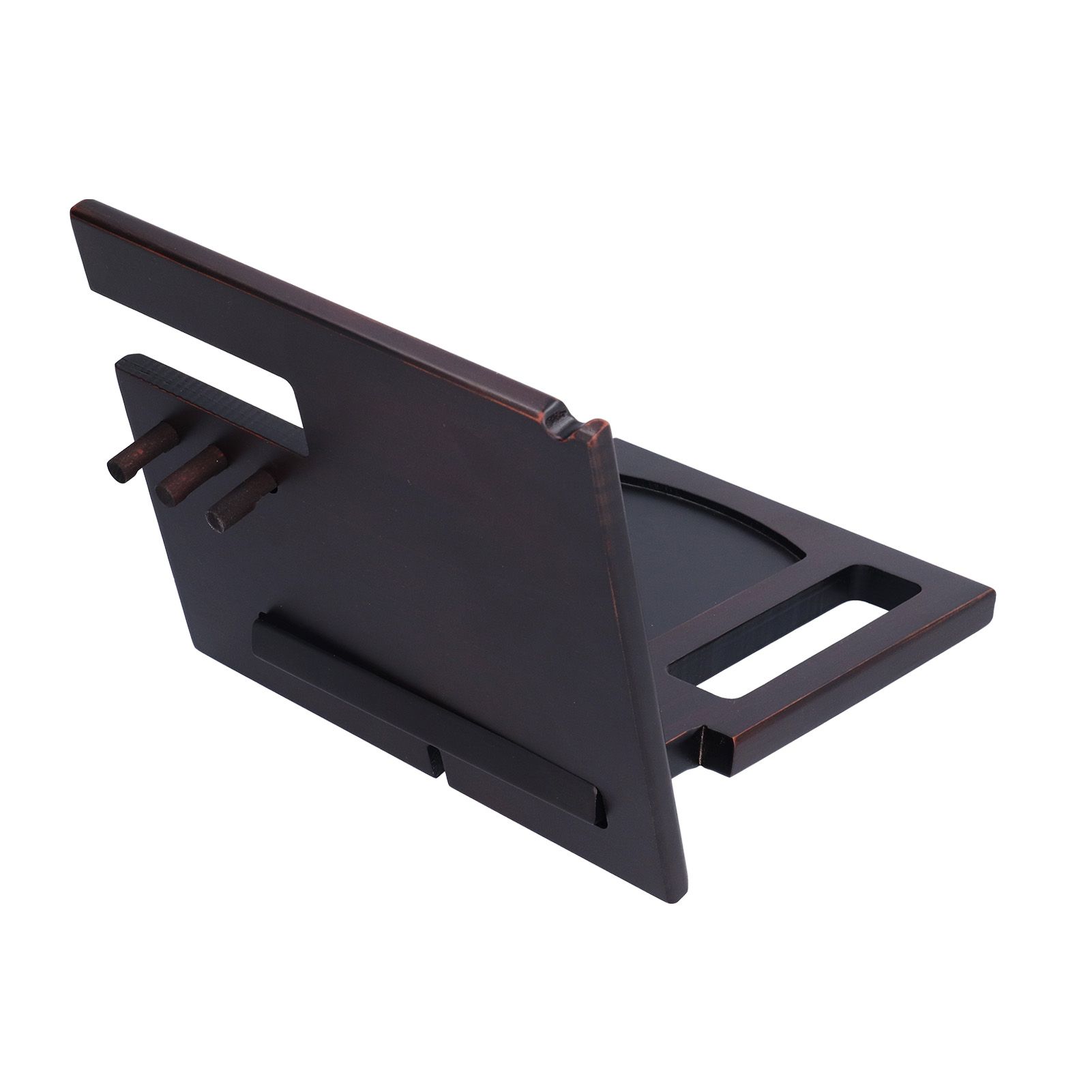 Wooden Mobile Phone Base Multifunctional Keychain Holder Storage Rack for Home view 13